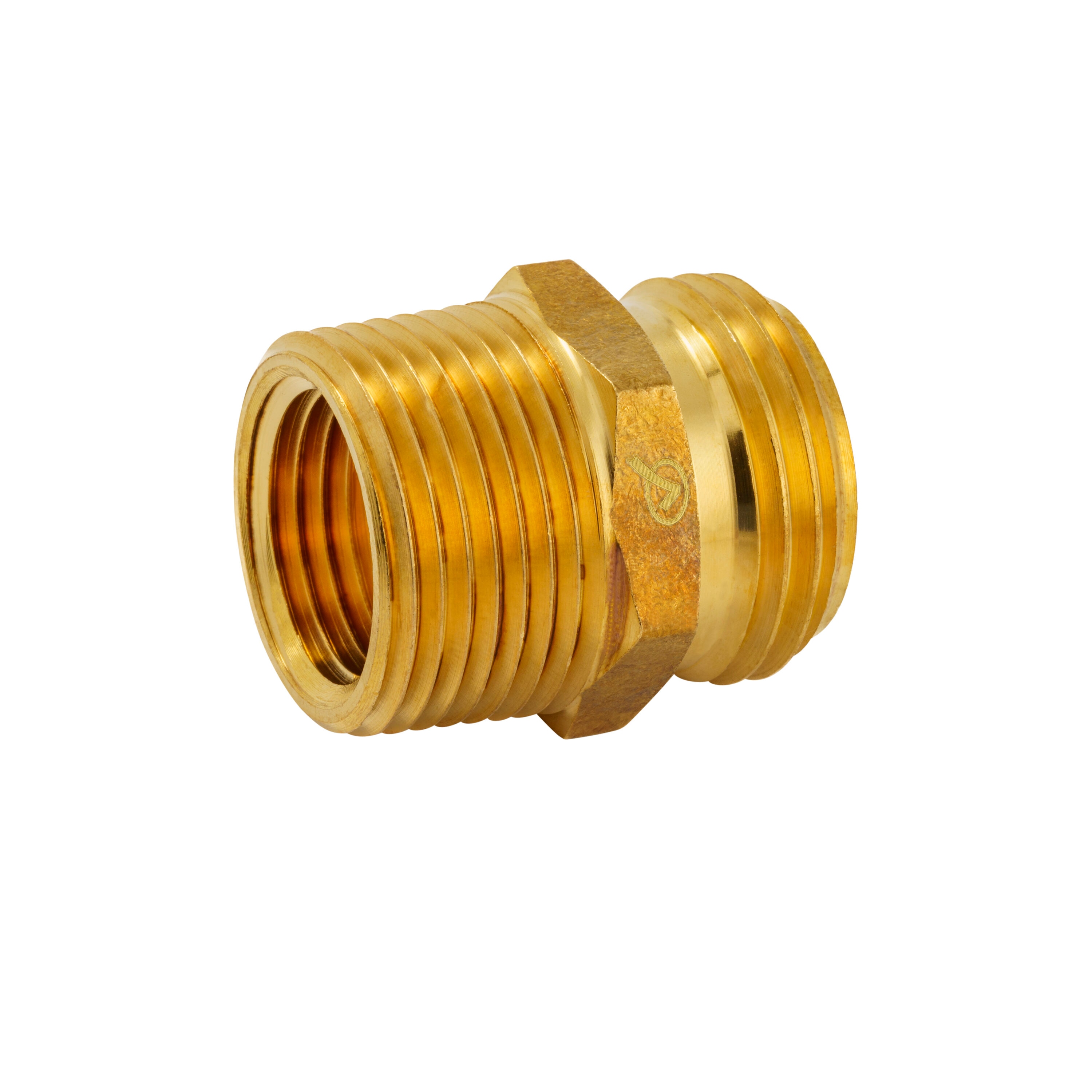 Compression 9/16 14mm OD Tube to 1/2 NPT Male Pipe Brass Fitting N-LDES