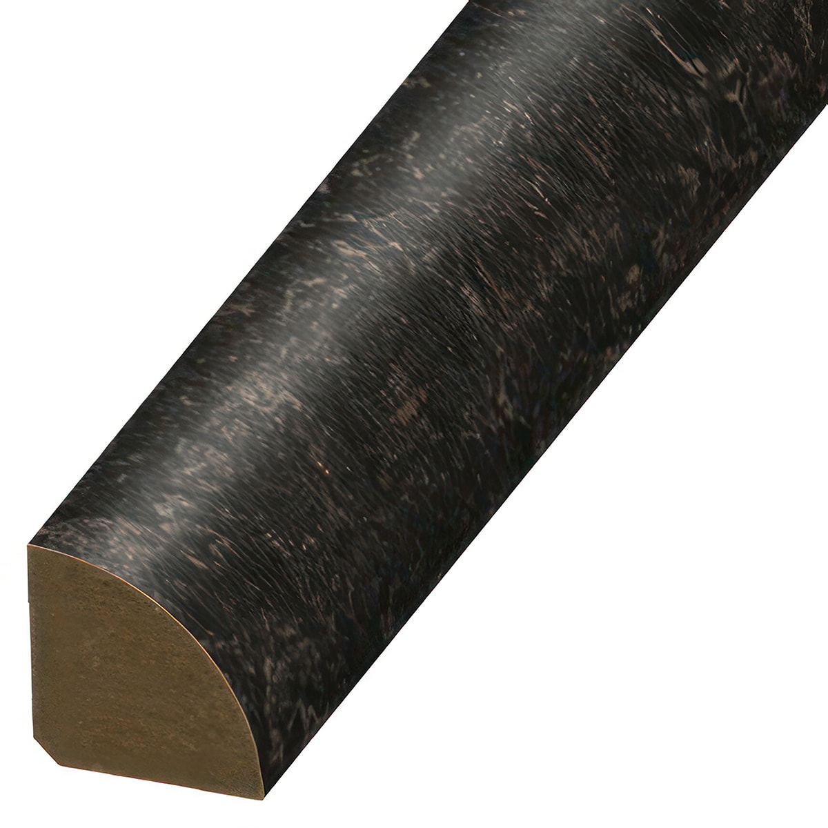 Versatrim MRQR-116550 Marmoleum Click Seal Marmoleum Click Seal color Dark Bistre 0.75-in T x 0.75-in W x 94-in L Laminate wood Quarter round