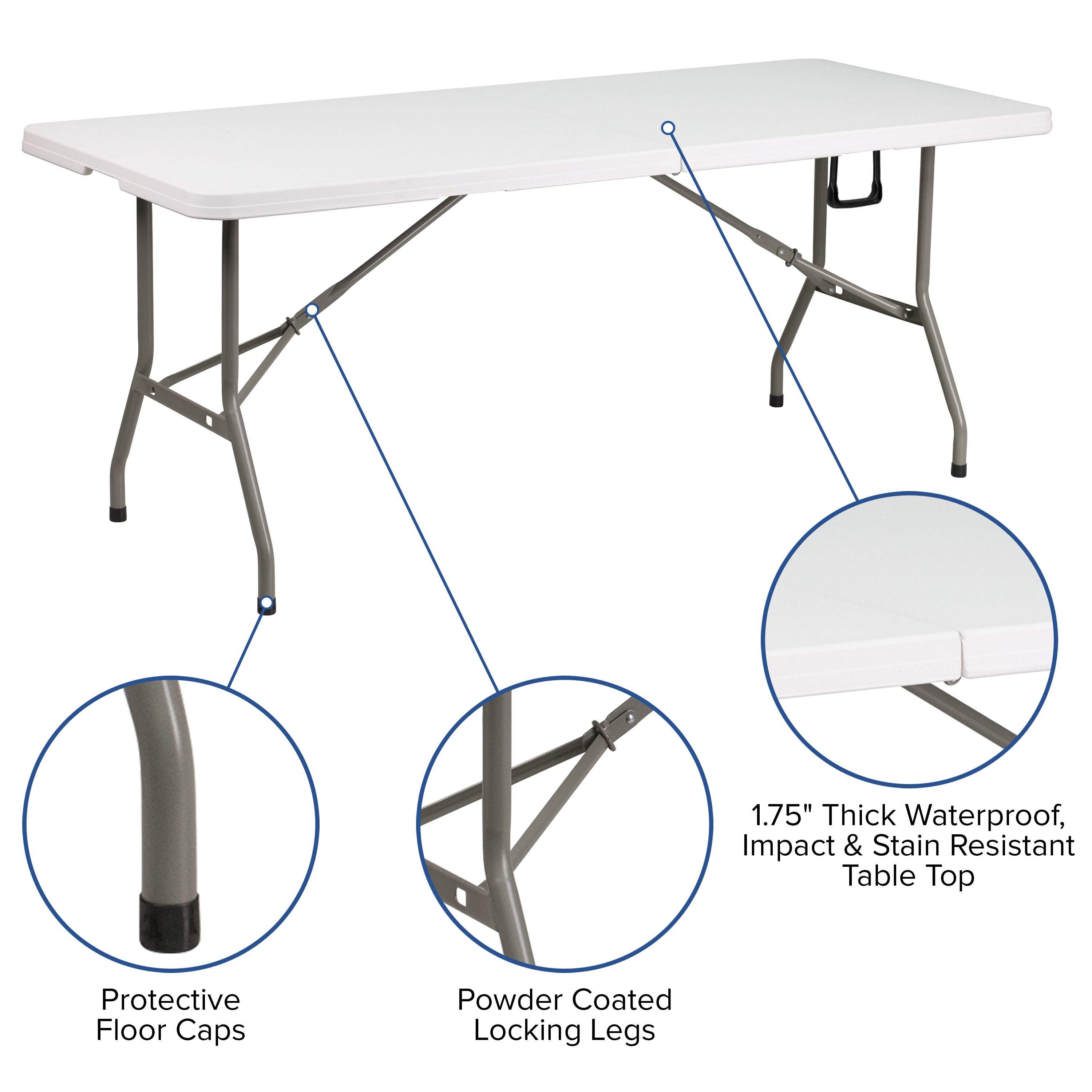 Flash Furniture 889142011514 Folding-Tables - View #5