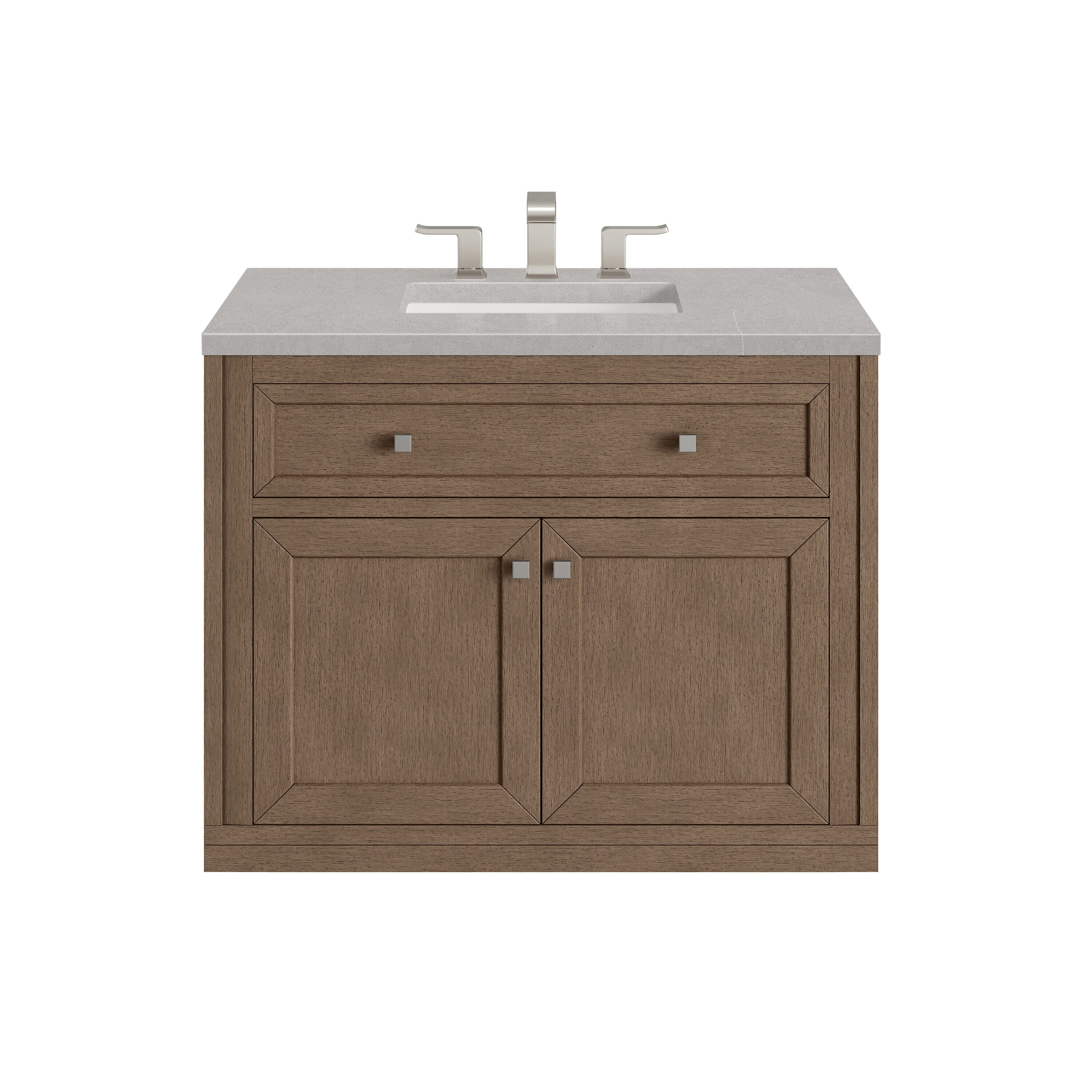 James Martin Vanities 305-V36-WWW-3ESR Bath-Vanity-Combo - View #3