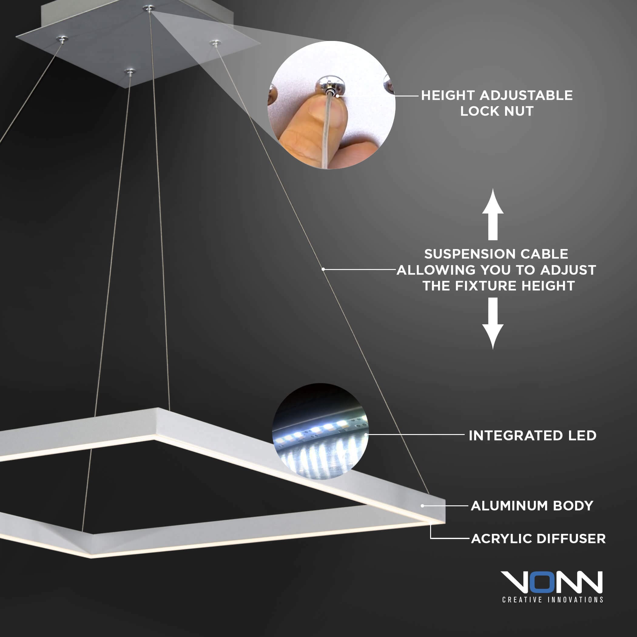 VONN Lighting VMC31620AL Pendant-Lights - View #4