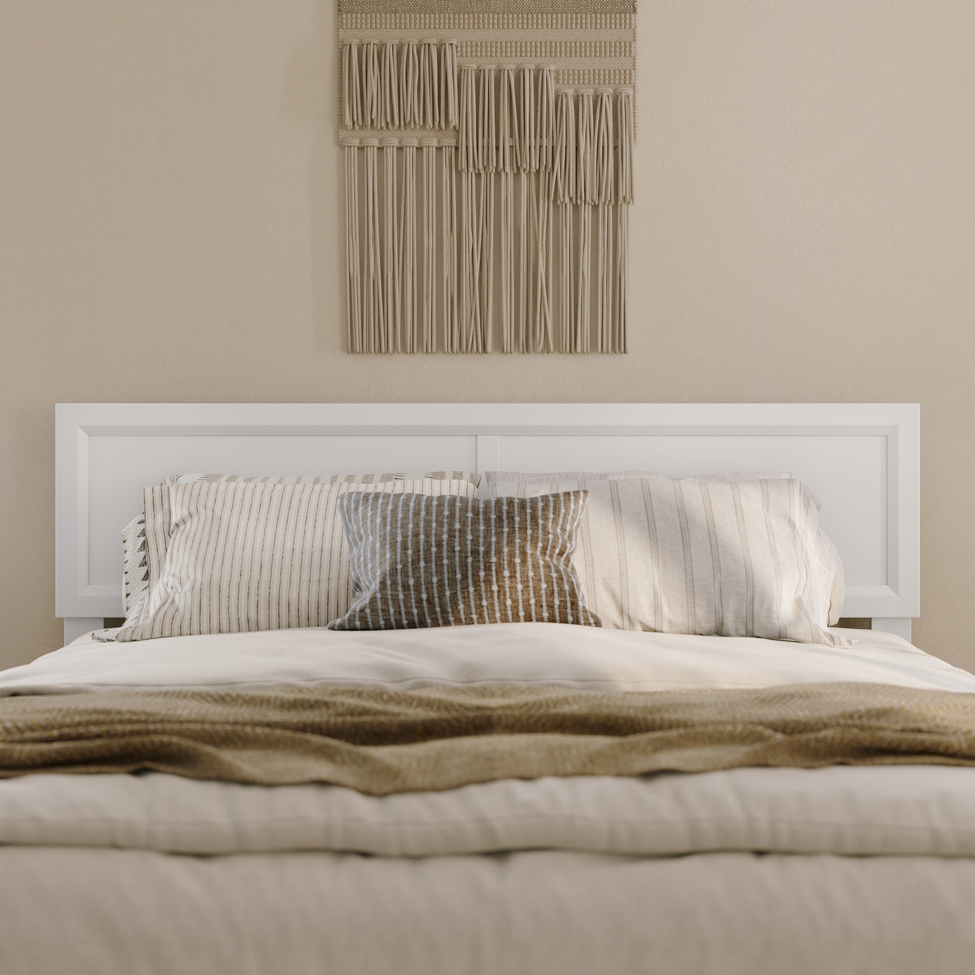 AFI AR284842 Sophia White Queen Headboard