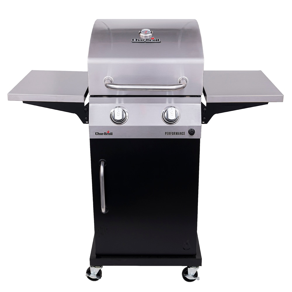 stormloop Giotto Dibondon Vakantie Char-Broil Performance Series Black 2-Burner Liquid Propane Gas Grill in  the Gas Grills department at Lowes.com
