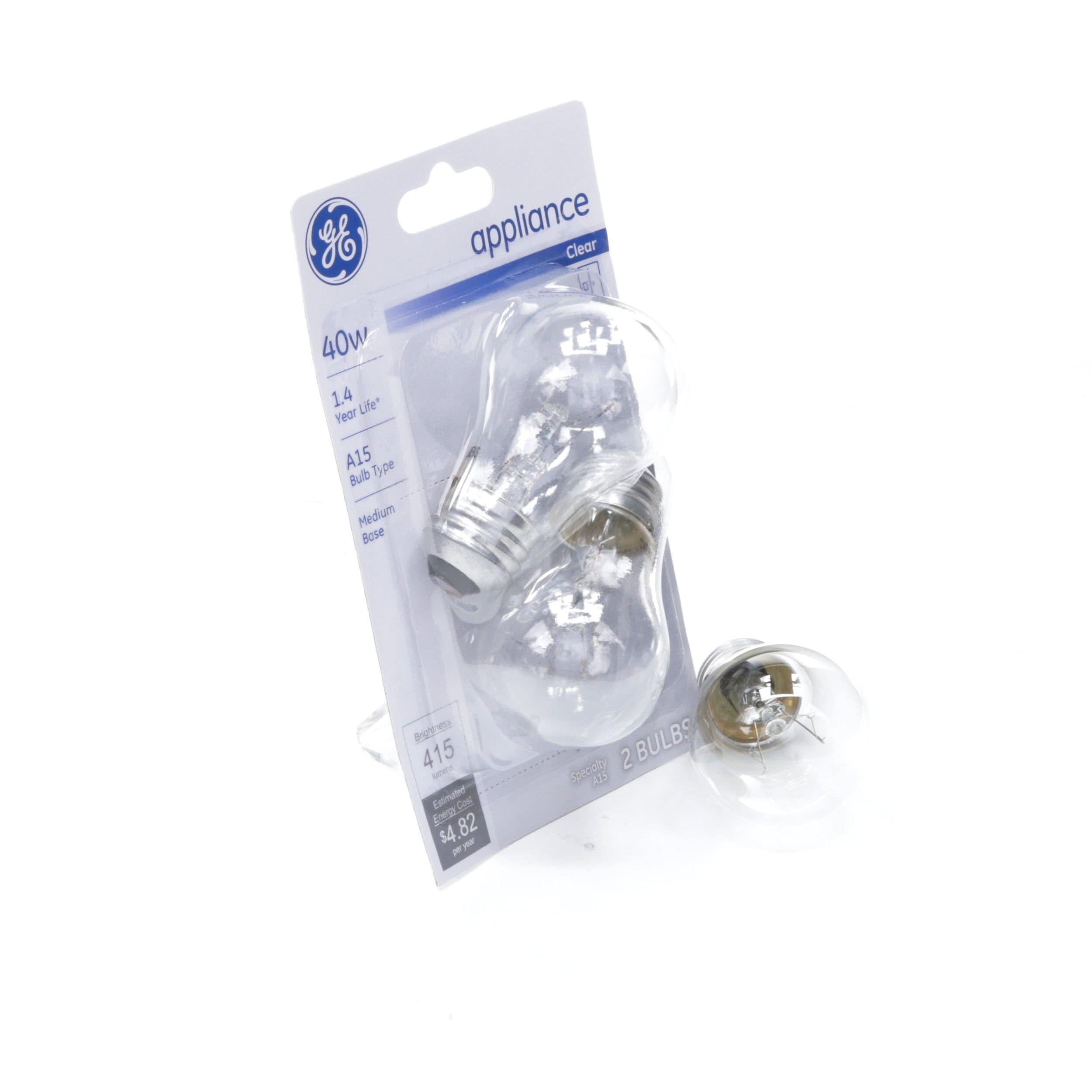 Ge Lighting 76579 Appliance 40-watt 415-lumen A15 Light Bulb with Medium Base 6-Pack Ge Lighting 76579 Appliance 40-watt 415-lumen A15 Light Bulb with Medium Base 6-Pack