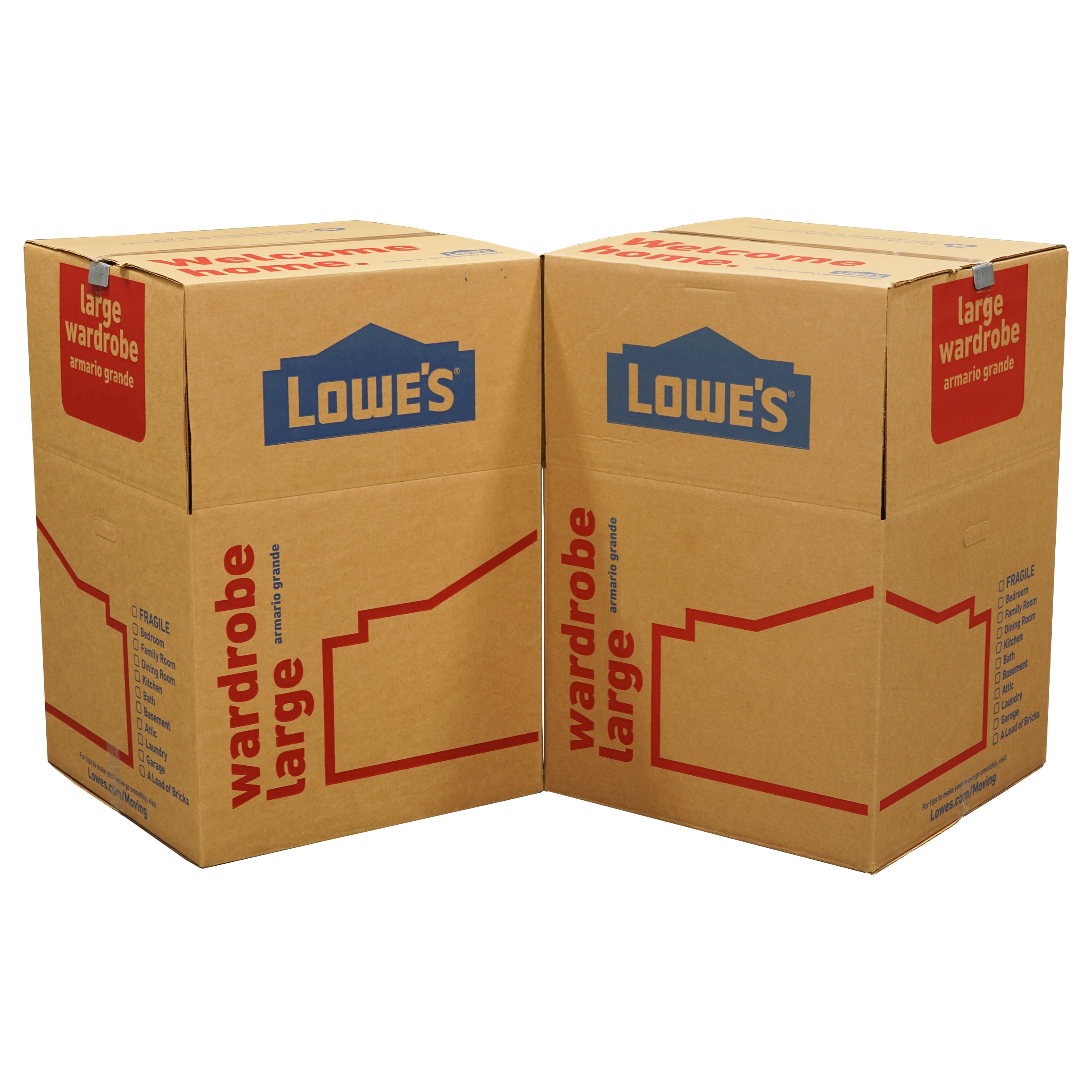 Lowe's 16-in W x 12-in H x 12-in D Classic Small Cardboard Moving Box with  Handle Holes in the Moving Boxes department at, Boxes 