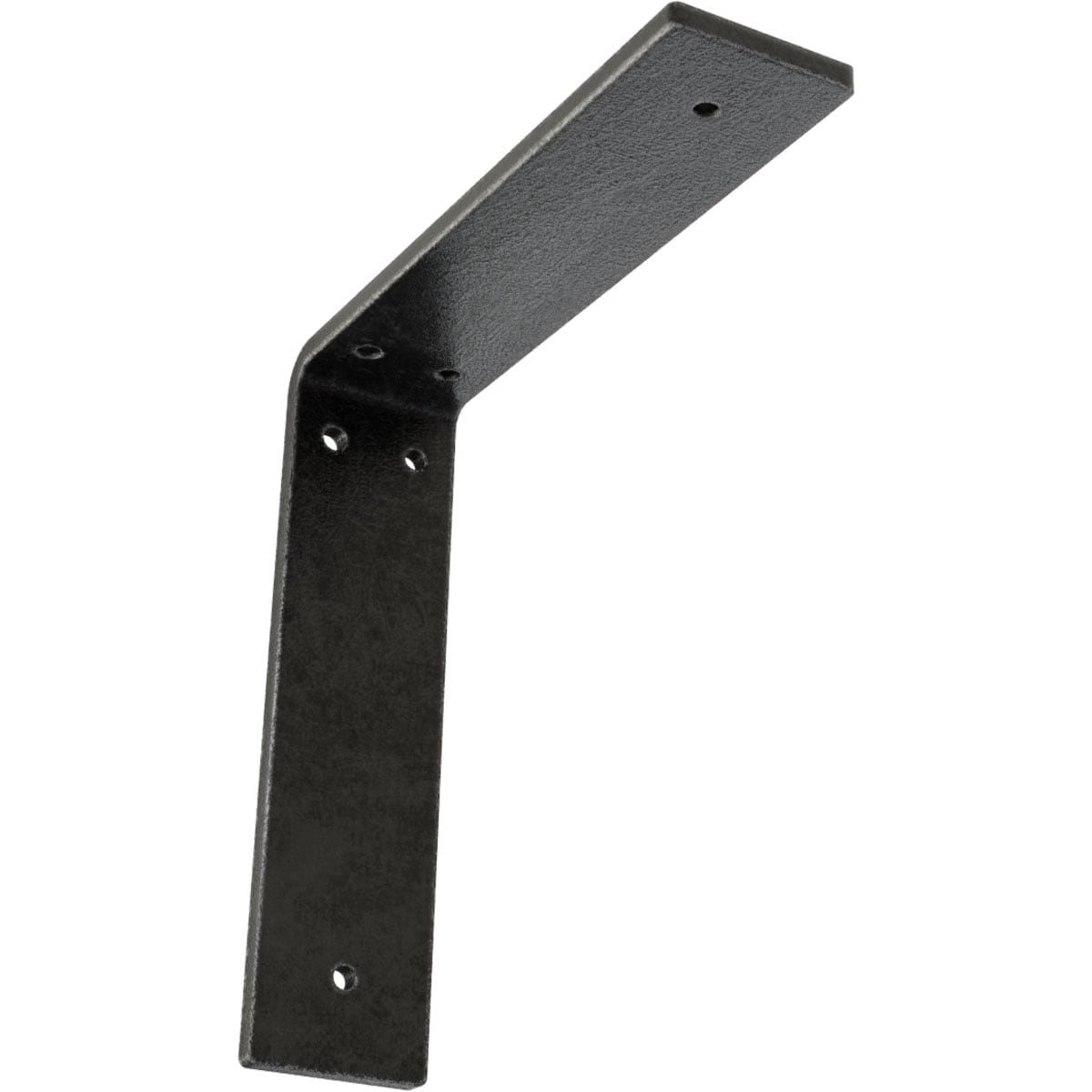 Ekena Millwork BKTM02X08X08HAAPW Hamilton 8-in x 2-in x 8-in Gray Steel Mounting bracket