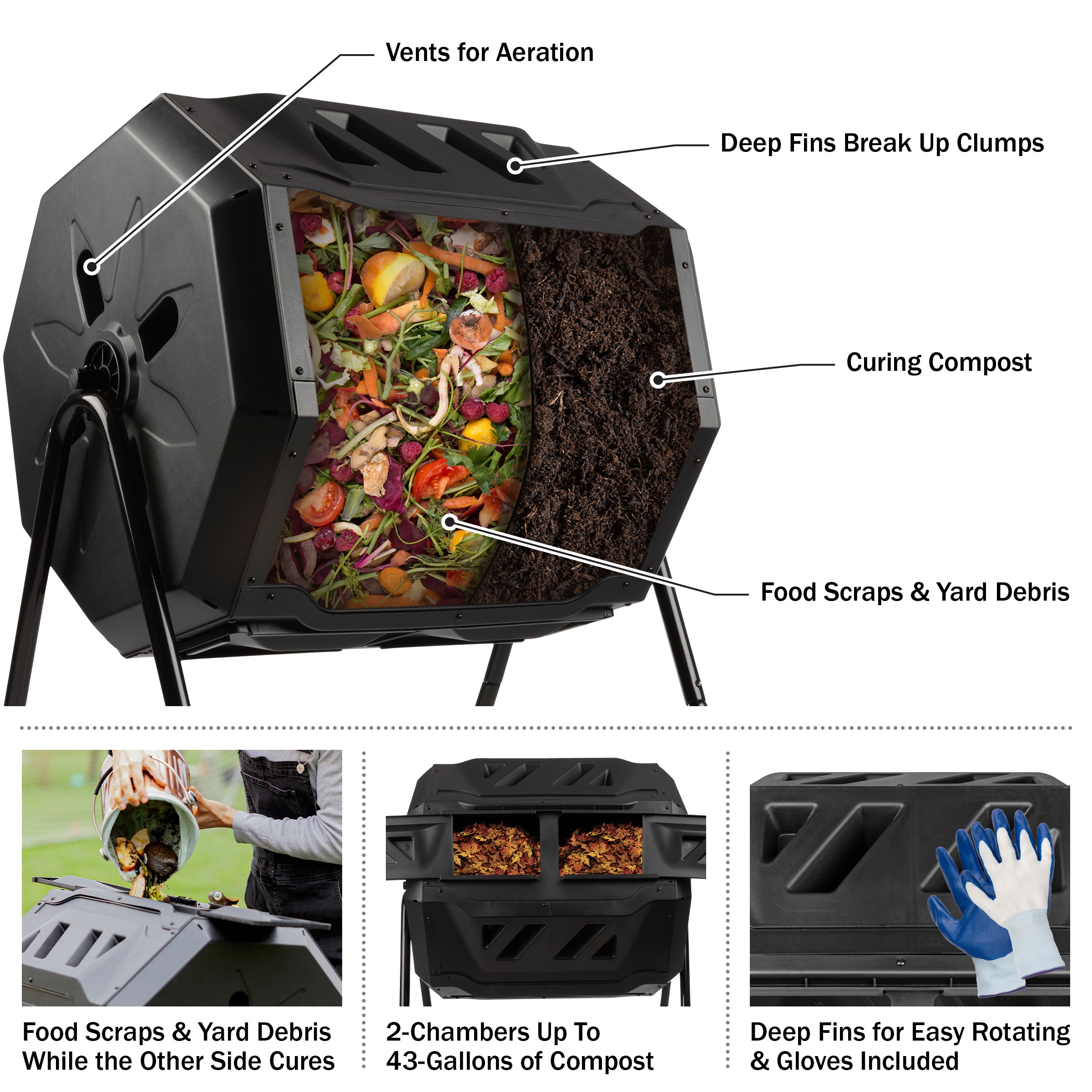 Pure Garden 50-LG1404 composters - View #2