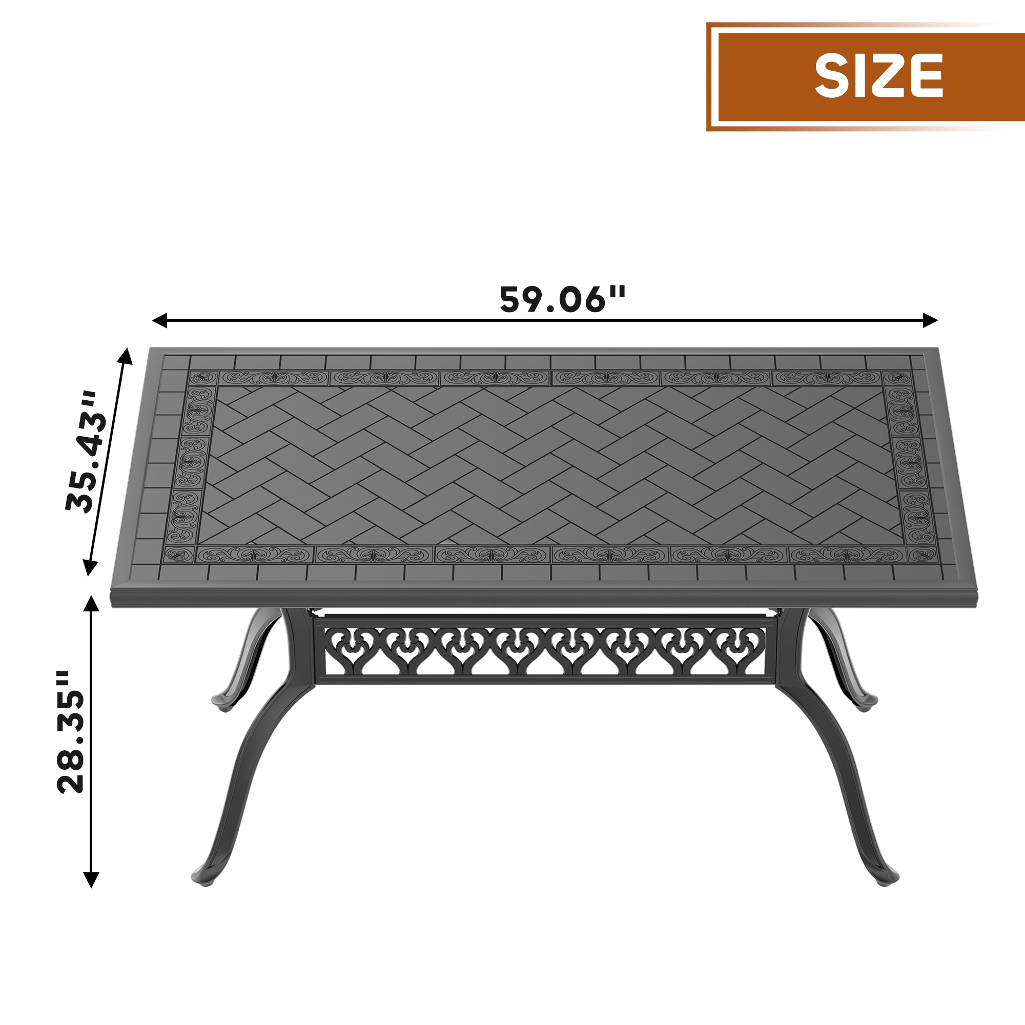 nicesure CSLBK1165D150A90 Patio-Tables - View #6