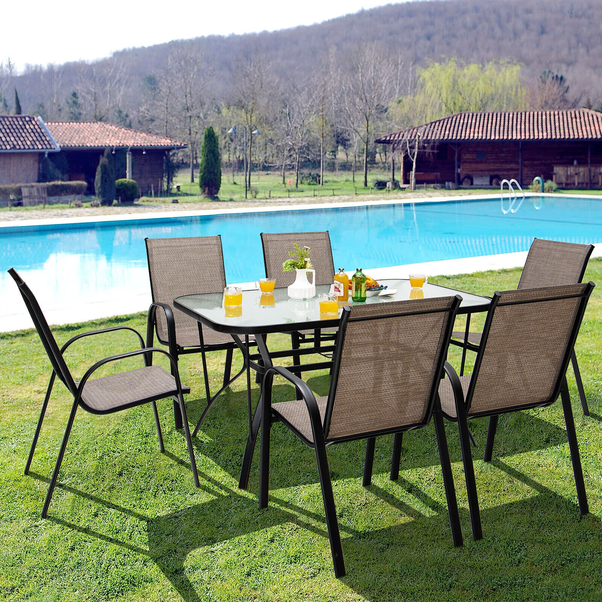 Forclover ALLC-09BK Patio-Tables - View #6