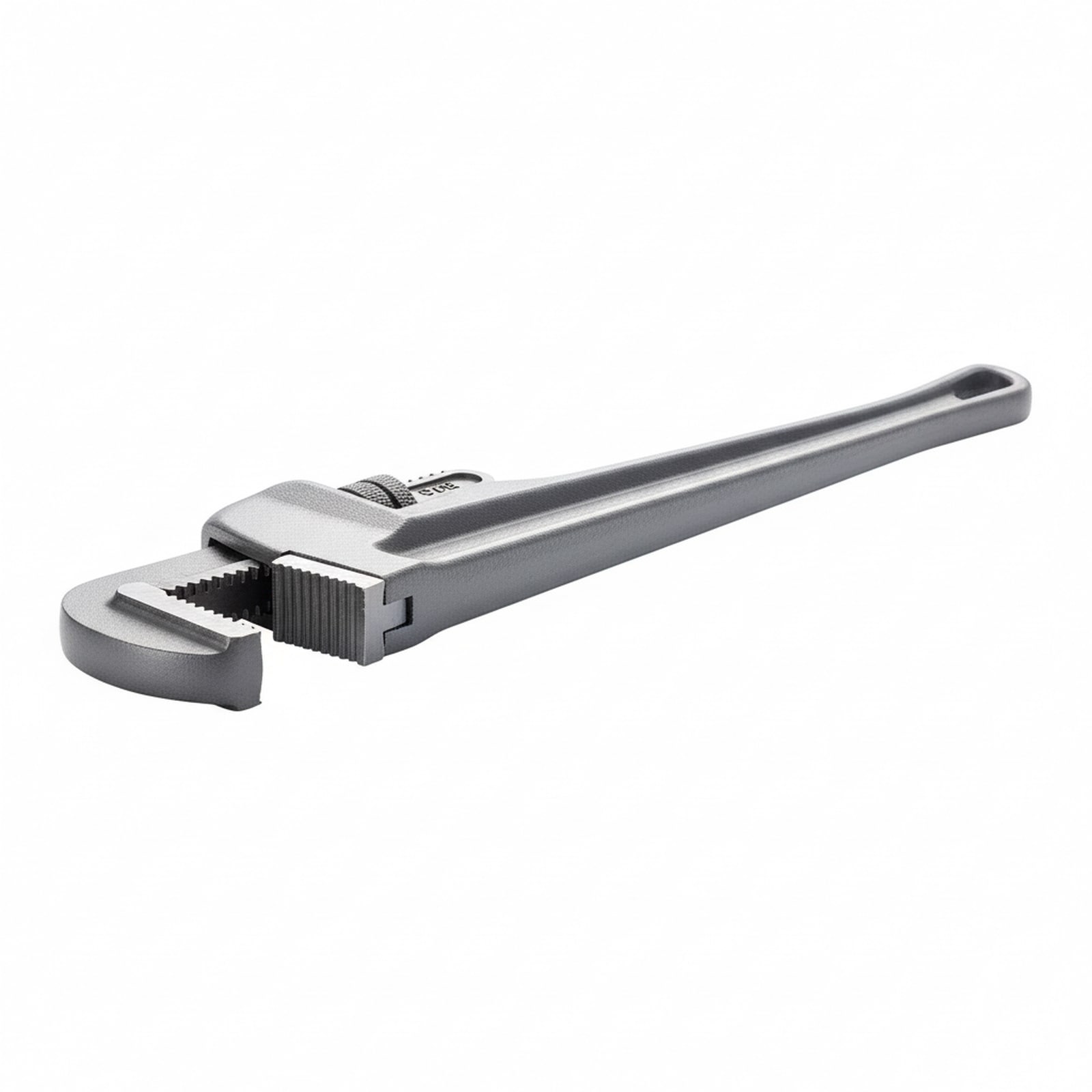 GIVIMO Pipe Wrench 18-in Aluminum Straight Pipe Wrench Adjustable Plumbing Wrench with High Strength Jaw and Ergonomic Handle Easy to Carry