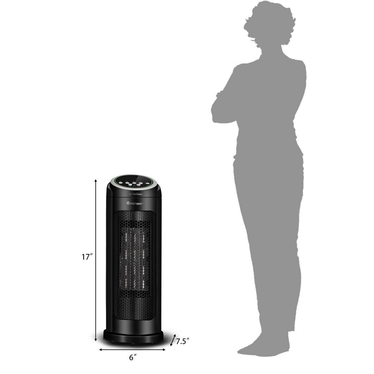 Costway CSHY001410 Portable-Electric-Heat - View #3
