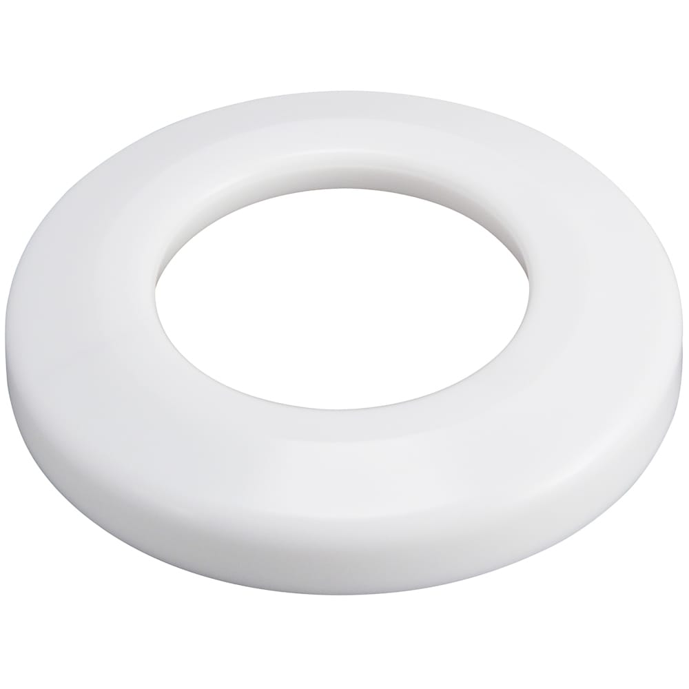 Keeney 292WKHB White Universal Bathtub/Shower Escutcheon 1.9-in -ID
