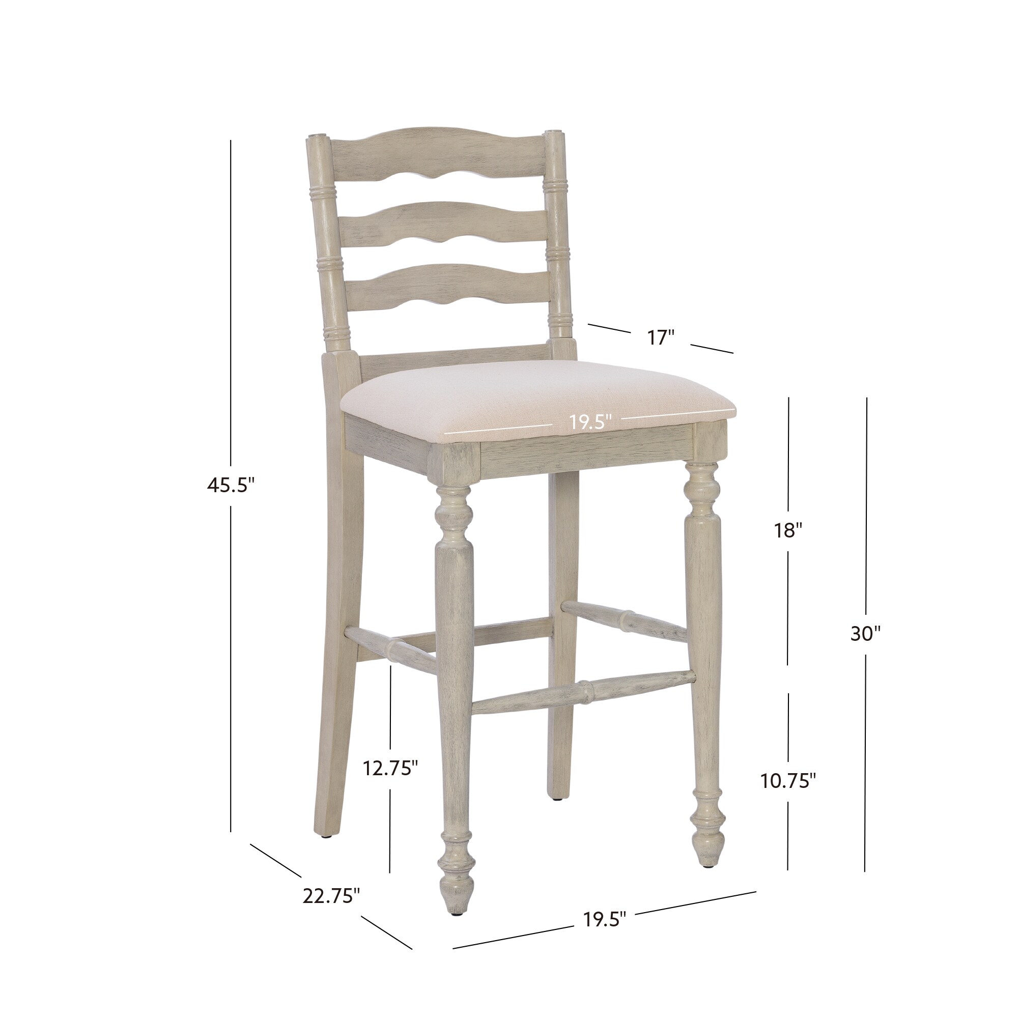 Linon 018745WWASH01U stools - View #6