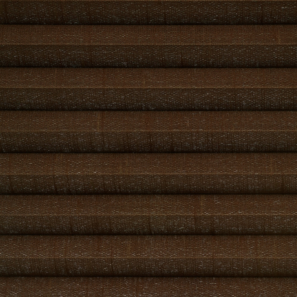LEVOLOR 2052015 Seclusions Mocha Light filtering Polycotton 9/16-in Single Cellular shade swatch