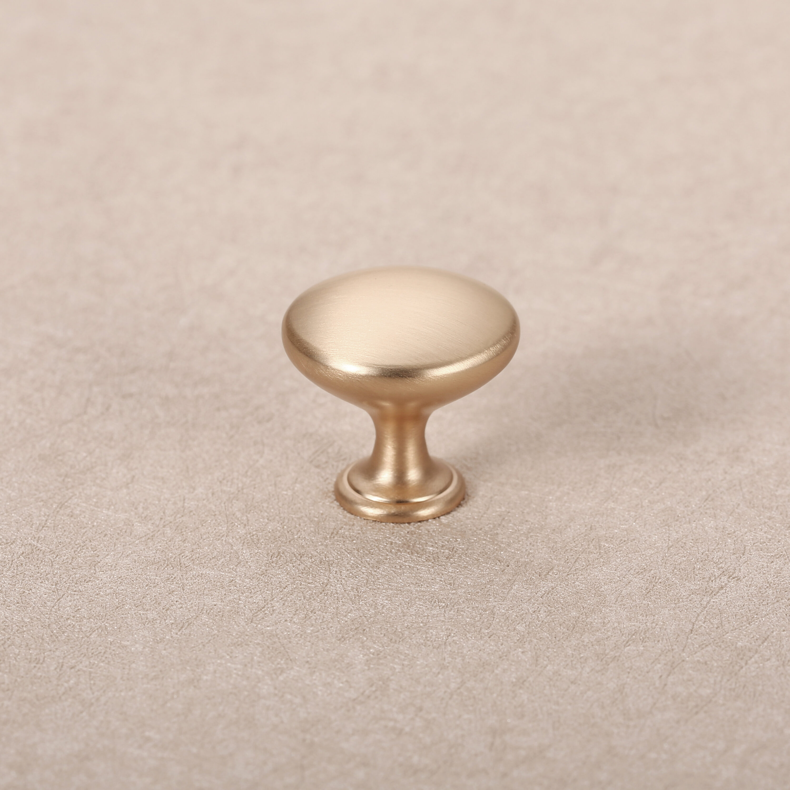 20 Pack Brass Cabinet Handles Solid Round Drawer Knobs For Kitchen Cab