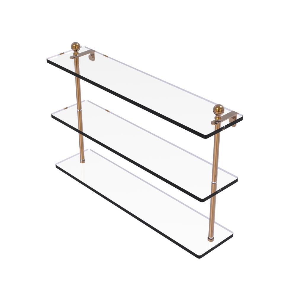 Allied Brass MA-5-22-BBR Mambo Brushed Bronze 3 -Tier Wall mount Bathroom Shelf ( 22-in x 15-in x 5-in )