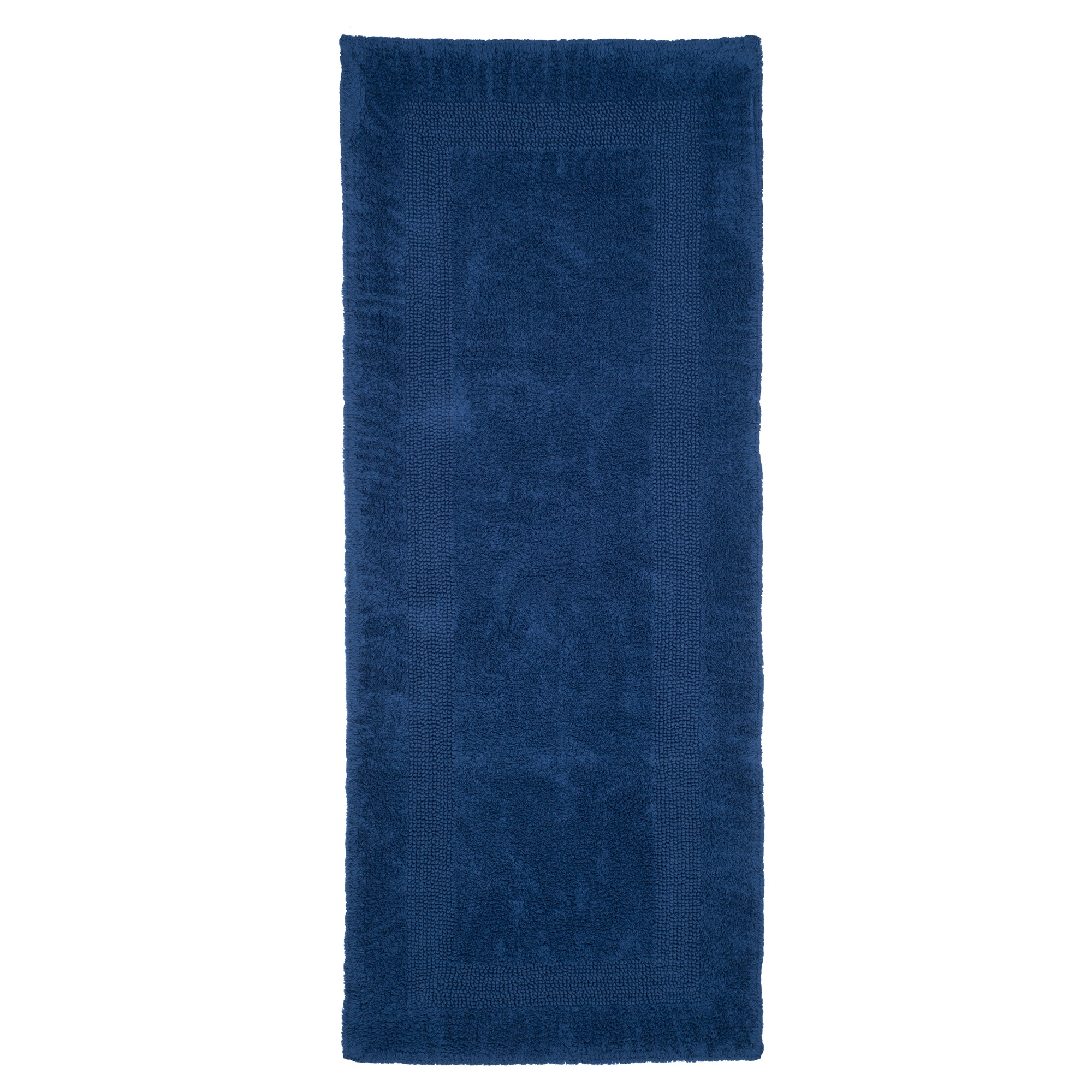 Classic Cotton Bath Mat in Navy Blue by Schoolhouse