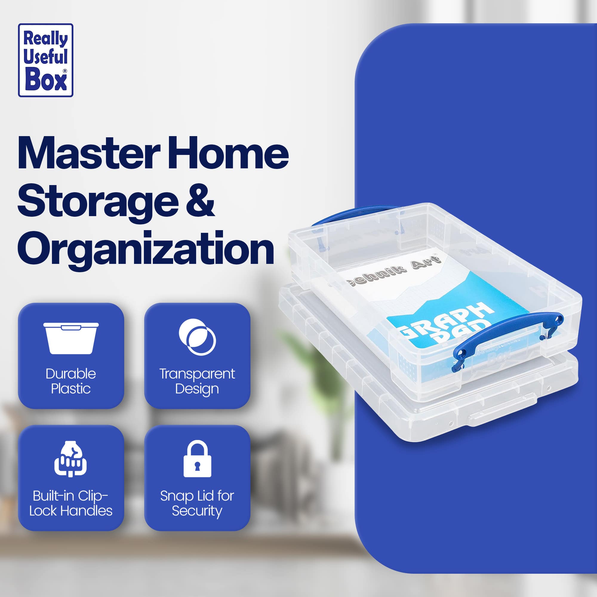 Really Useful Box 321529 Plastic-Storage-Totes - View #3