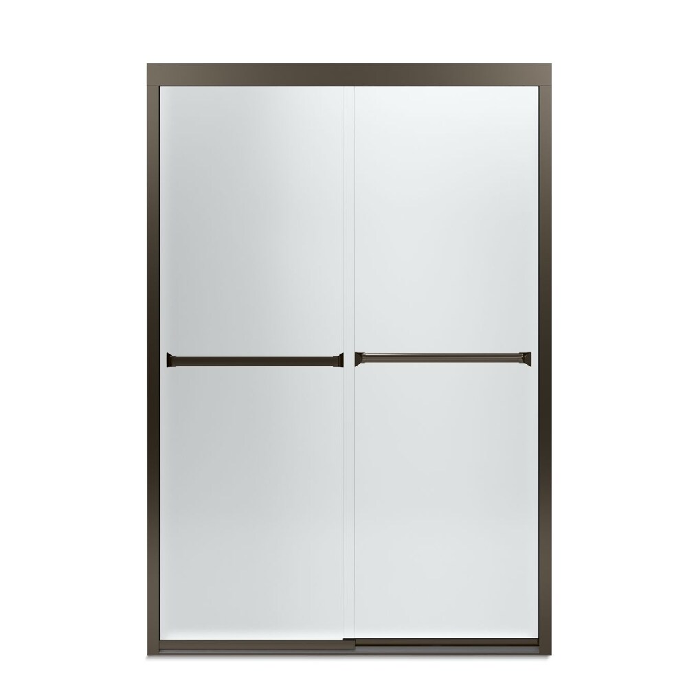 Sterling 581075-48ADR-G03 Meritor Deep Bronze 42-in to 48-in x 69.6875-in Frameless Sliding Shower Door