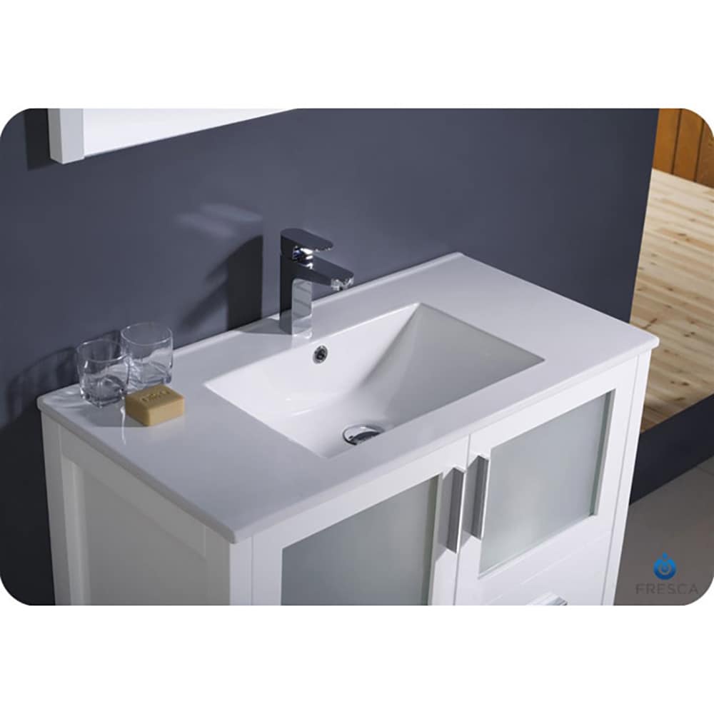 Fresca FCB6236WH-I Bath-Vanity-Combo - View #11