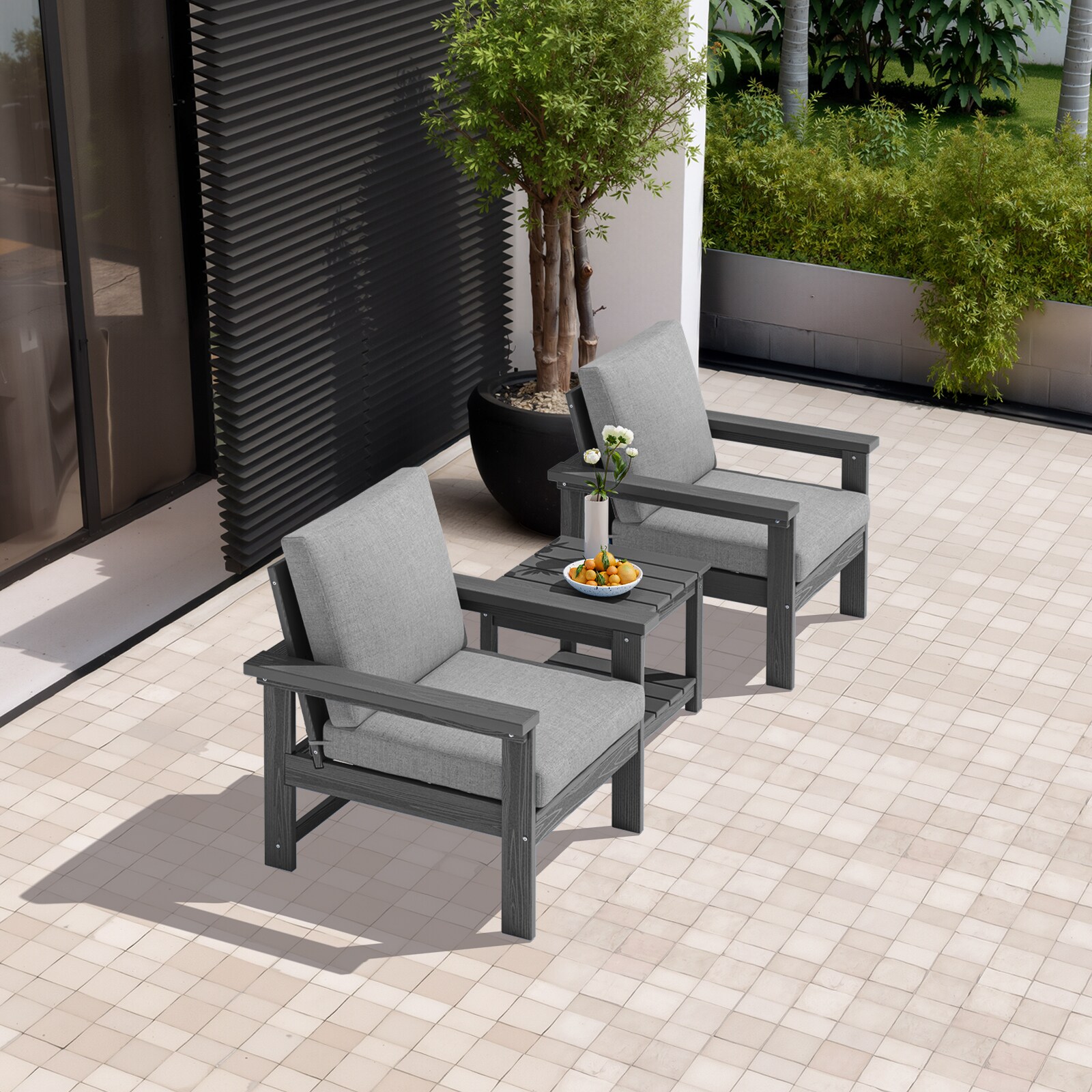 VOUA ZHSF03-BJ-GY Patio-Conversation-Sets - View #8