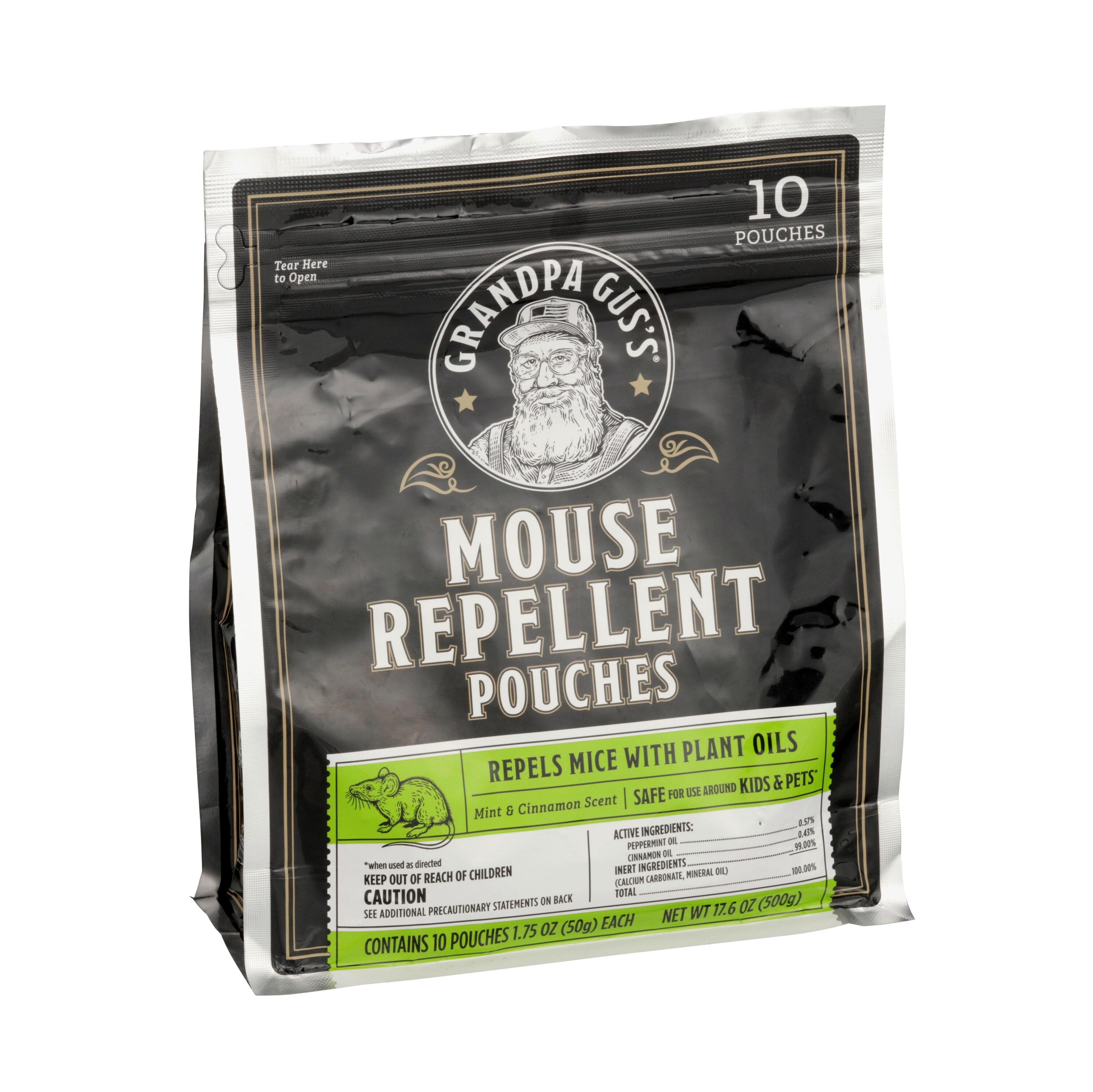 Grandpa Gus's 10 Count Mouse Repellent Bag - All Natural Formula
