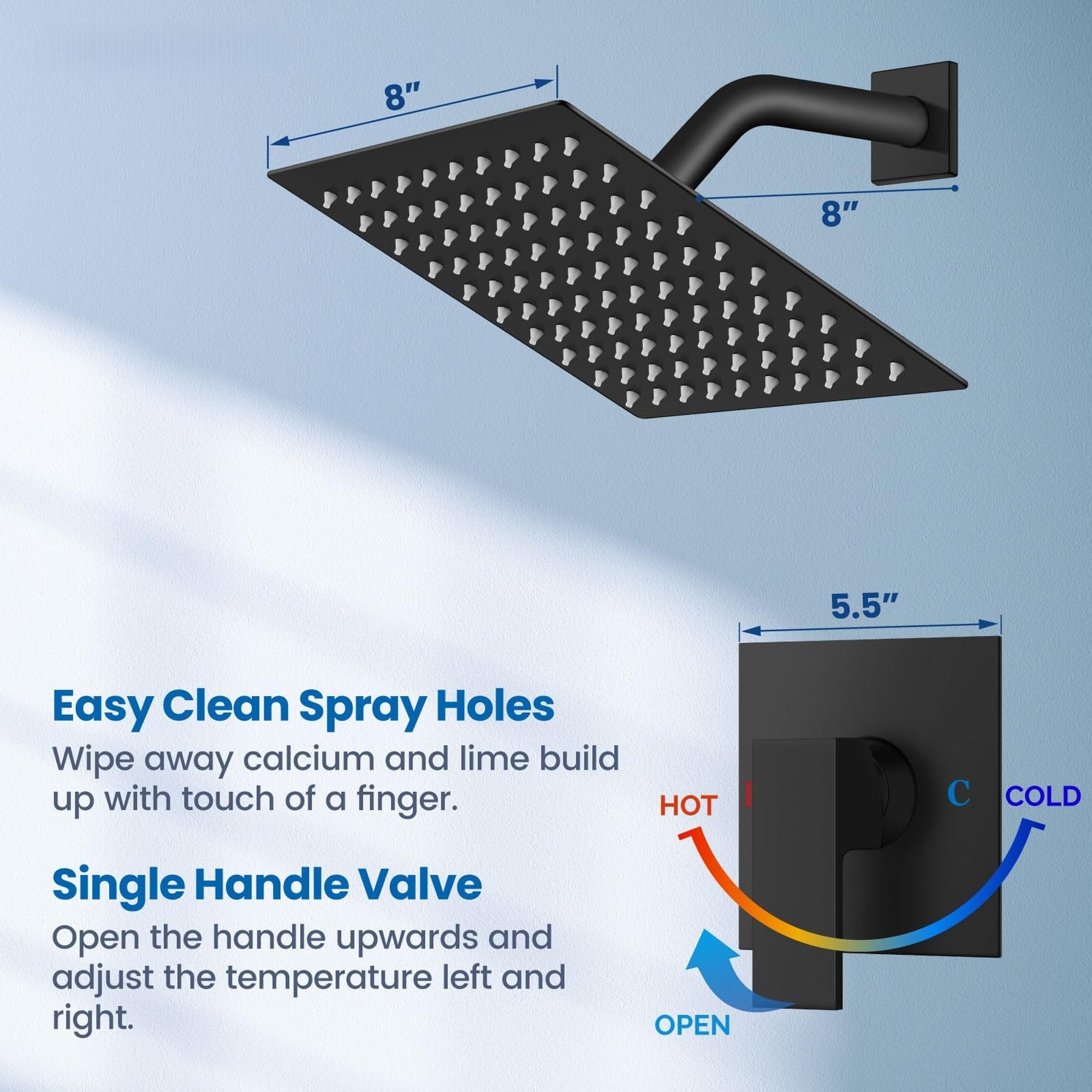 Numhew NHLYNN15931 Showerhead-Bar-Panels - View #3