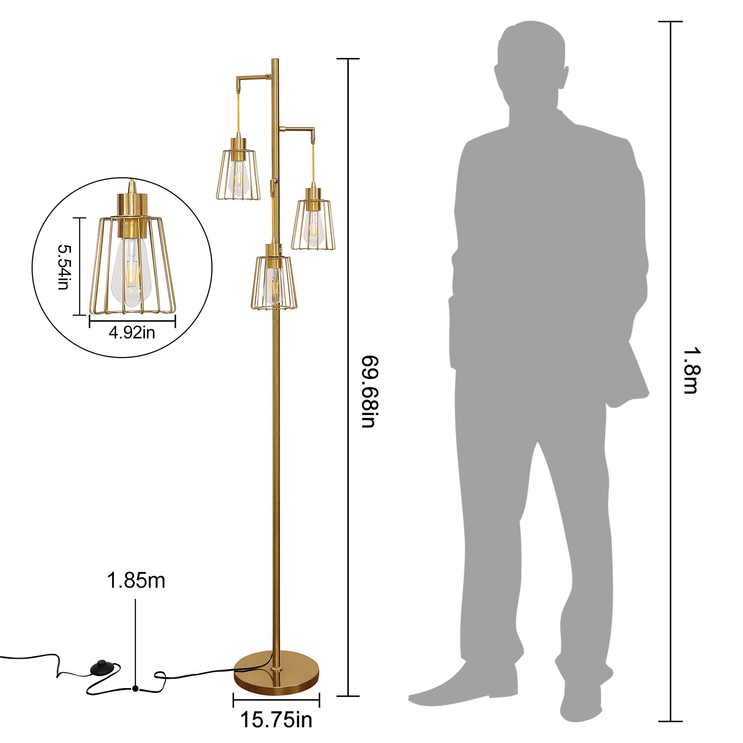 Netin NT-LDD-01GD floorlamps - View #9