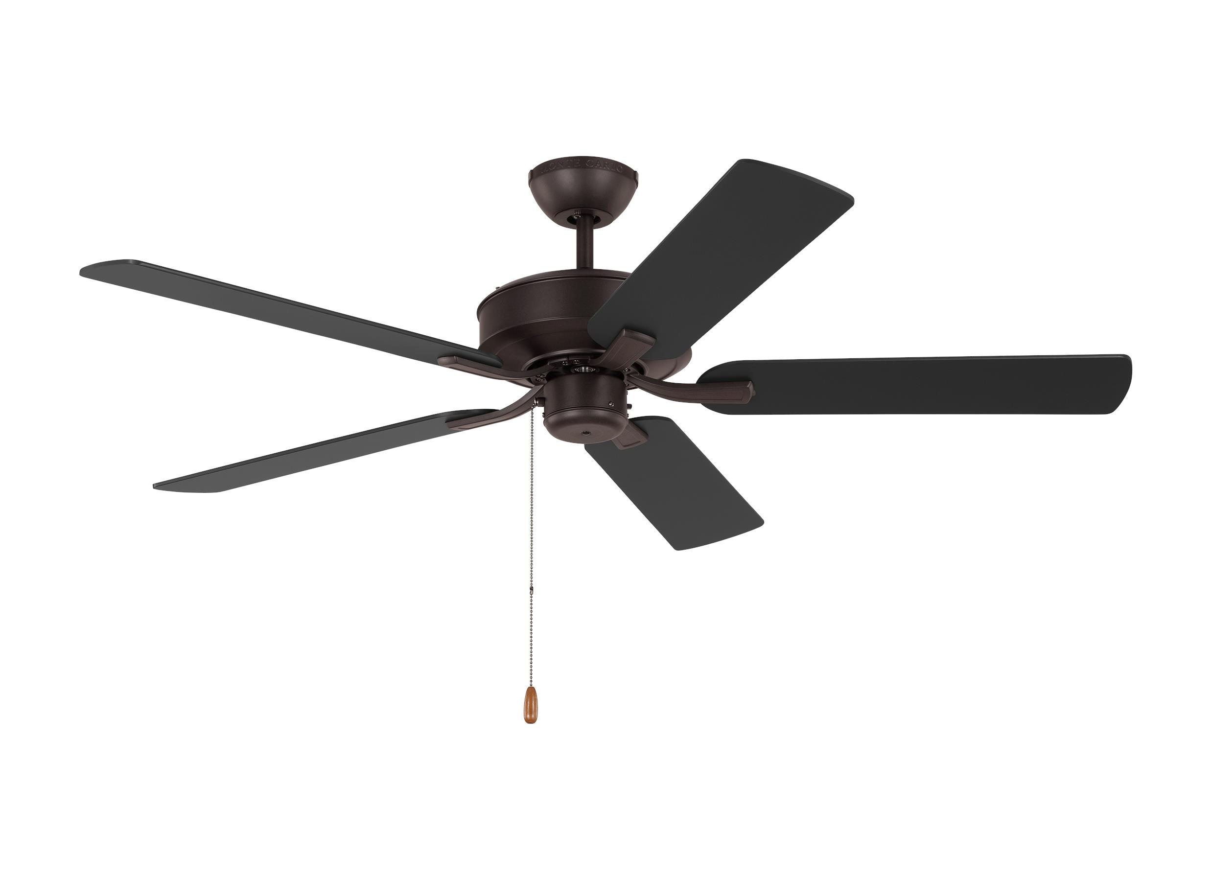 Generation Lighting 5LD52BZ Linden 52-in Bronze with Bronze Blades Ceiling Fan Light Kit Compatible ( 5 -Blade )
