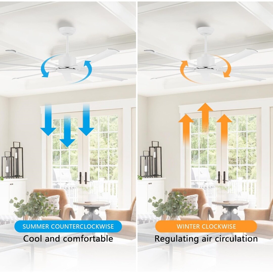 MLIAN WBCF-BS324-WH Ceiling-Fans - View #4