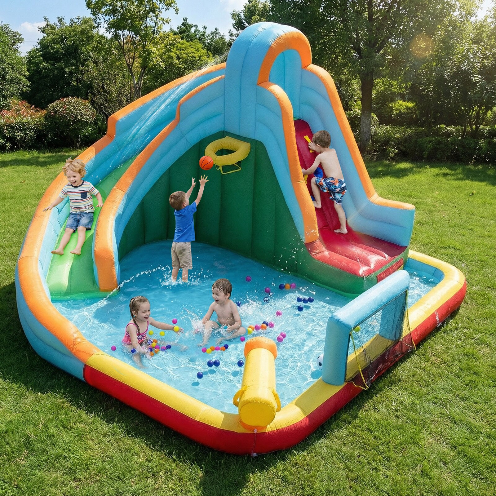 Slickblue D-CO-82821PN Bounce-Houses - View #2