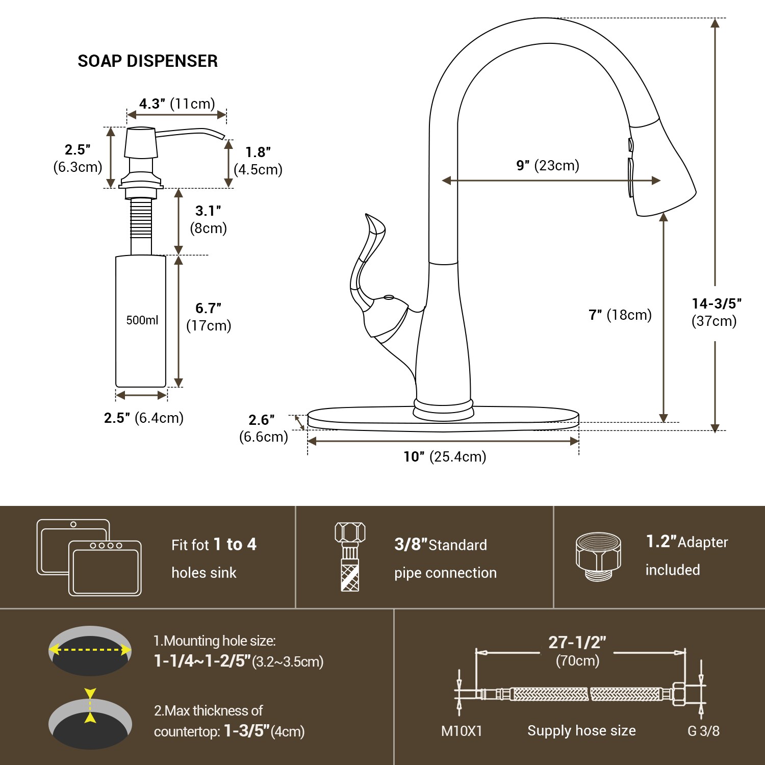 APPASO APS149ORB Kitchen-Faucets - View #2