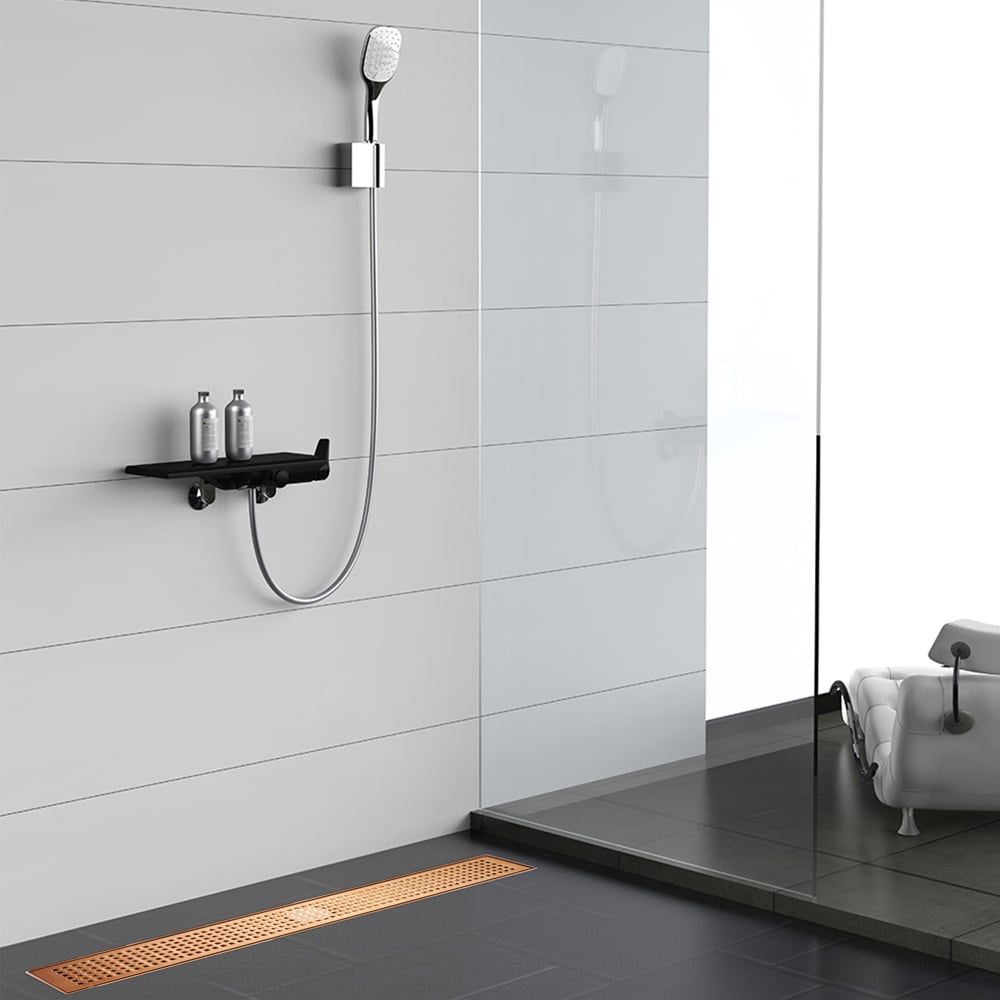 ELEGANTE DRAIN COLLECTION KD01A108-24-RG Drains-Flanges - View #8