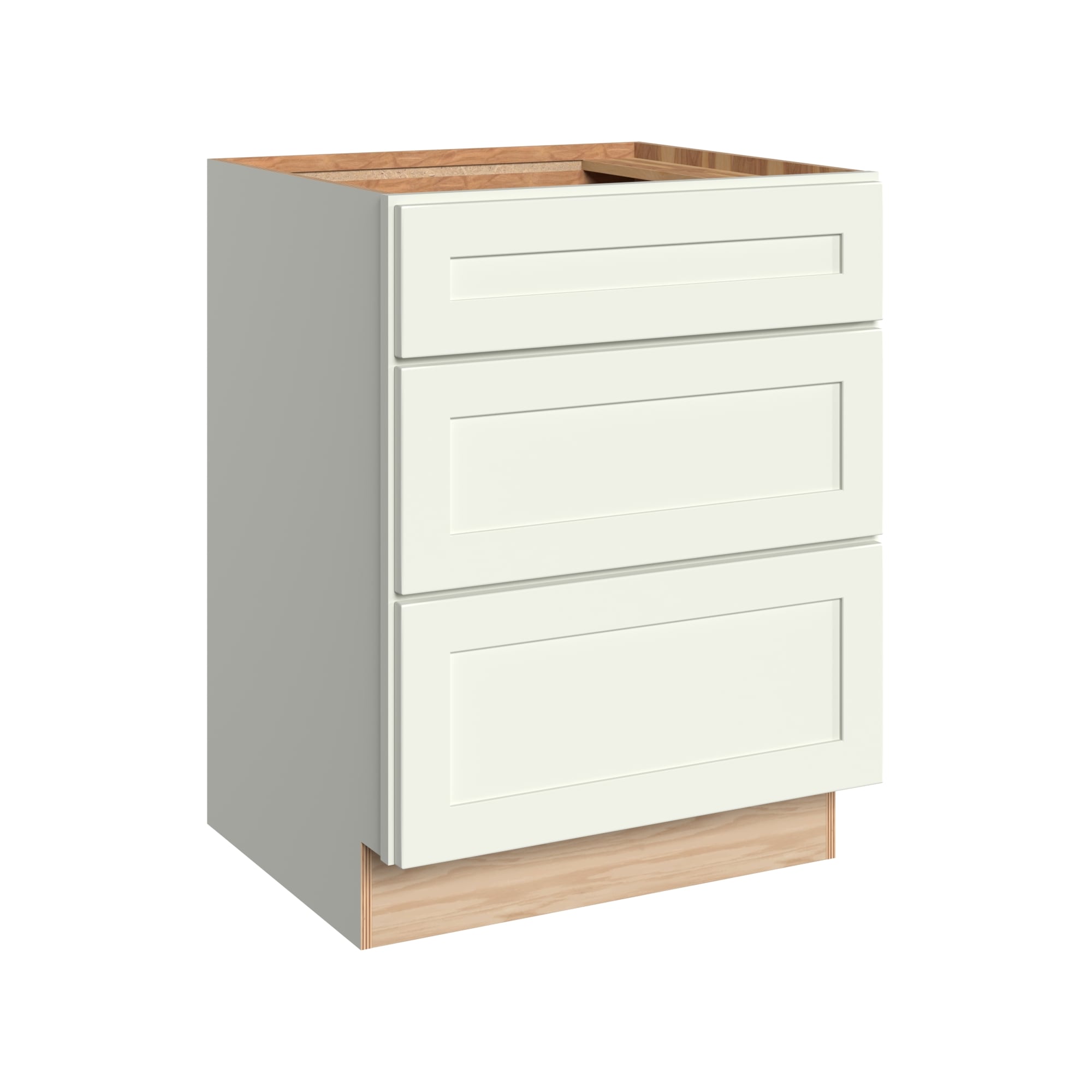 KraftMaid Momentum VBD242131.3G71 Deveron 24-in Dove White Bathroom Vanity Base Cabinet without Top