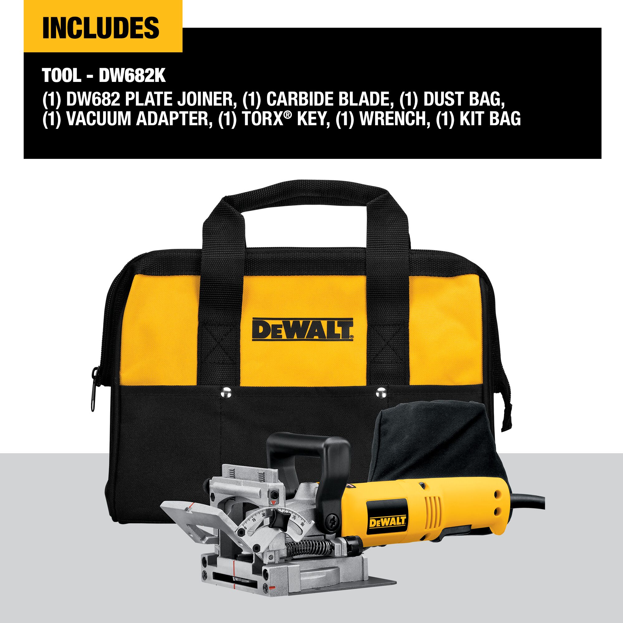 DEWALT 6.5 Amps Biscuit Joiner DW682K Sansujyuku sansujyuku.com