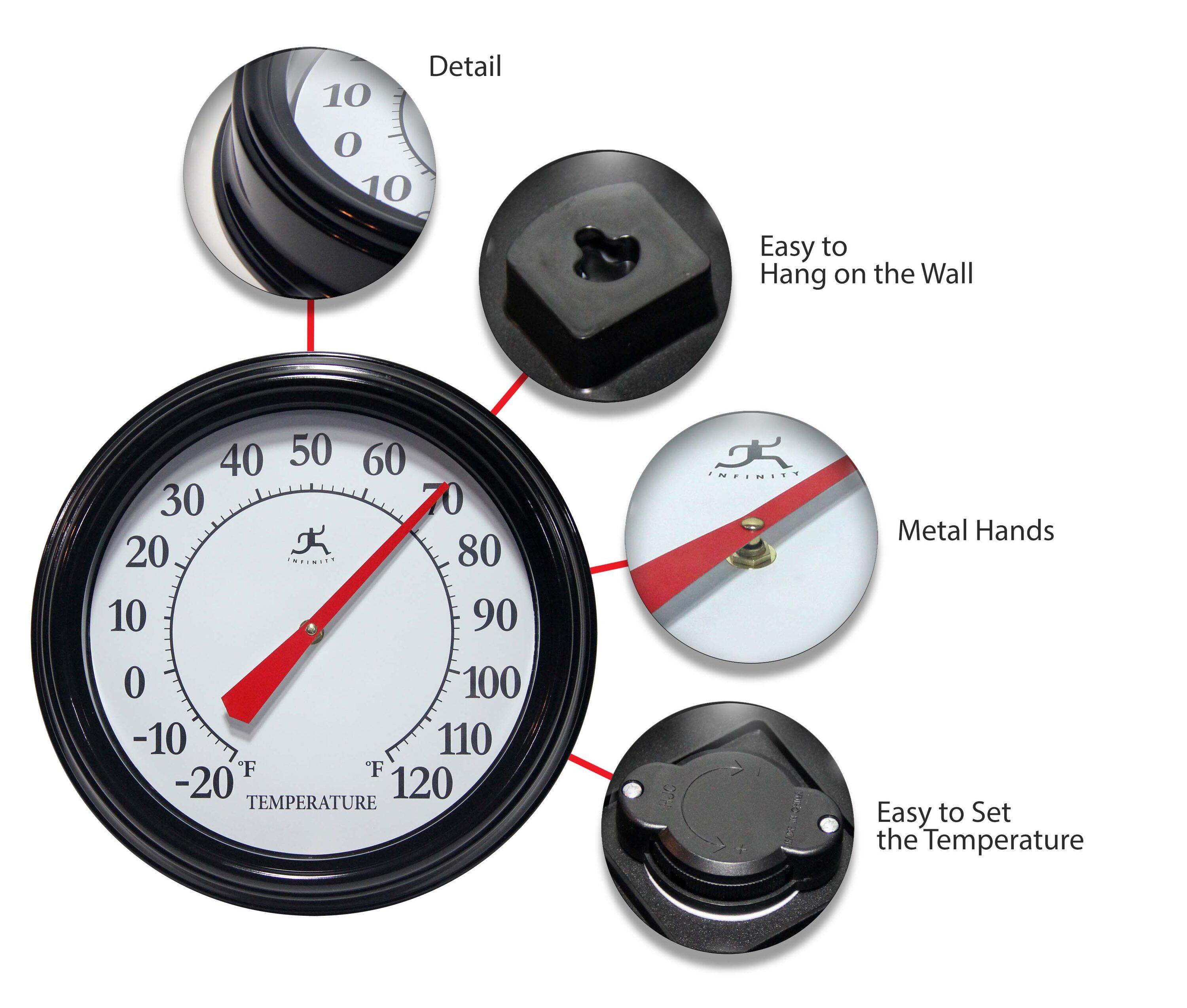 Infinity Instruments 15355BK-4336 Digital-Weather-Stations - View #5