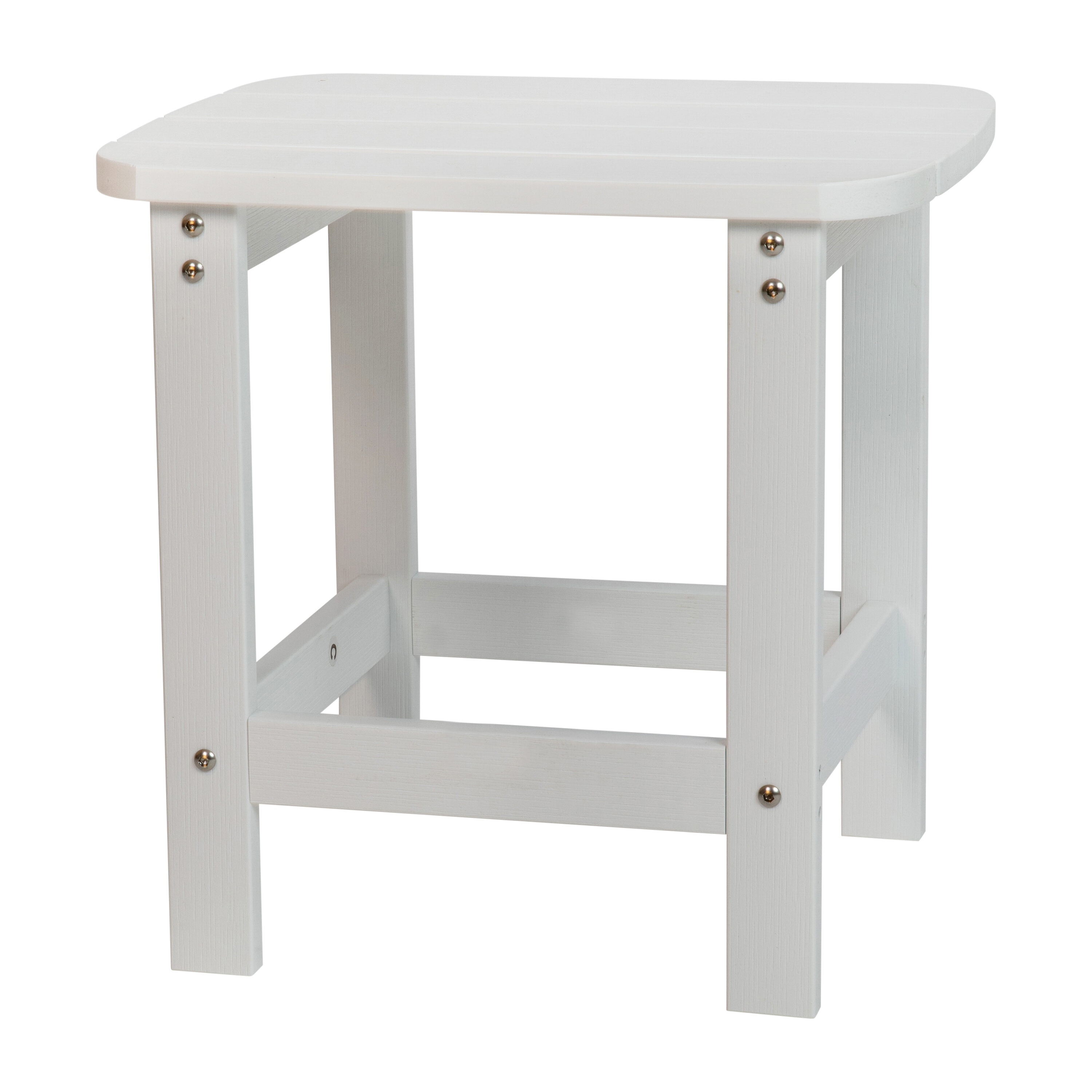 Taylor & Logan 196861090011 Charlestown Rectangle Outdoor End Table 15-in W x 18.75-in L