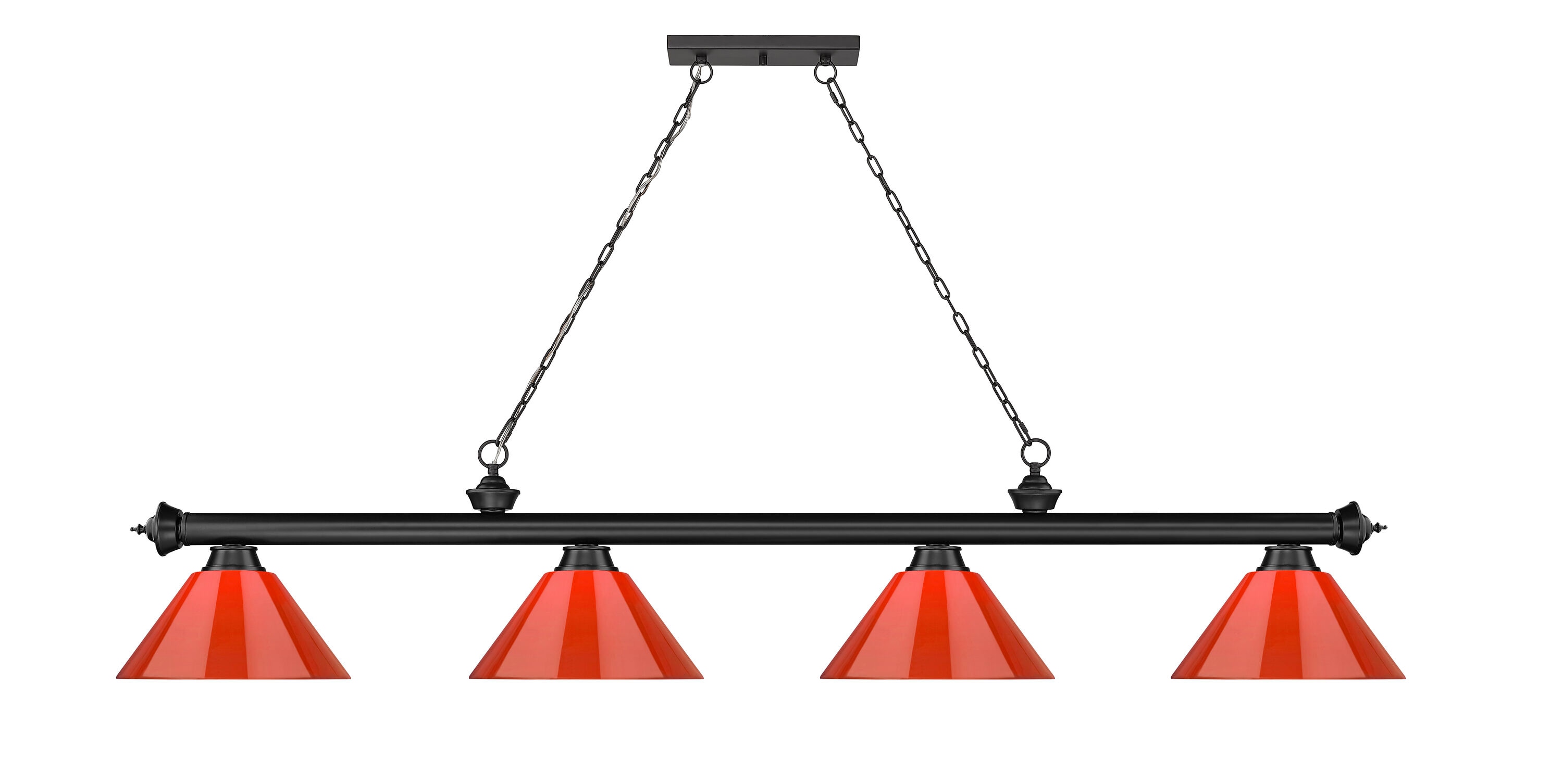 Z-Lite 2306-4MB-PRD Pool-Table-Lighting - View #2