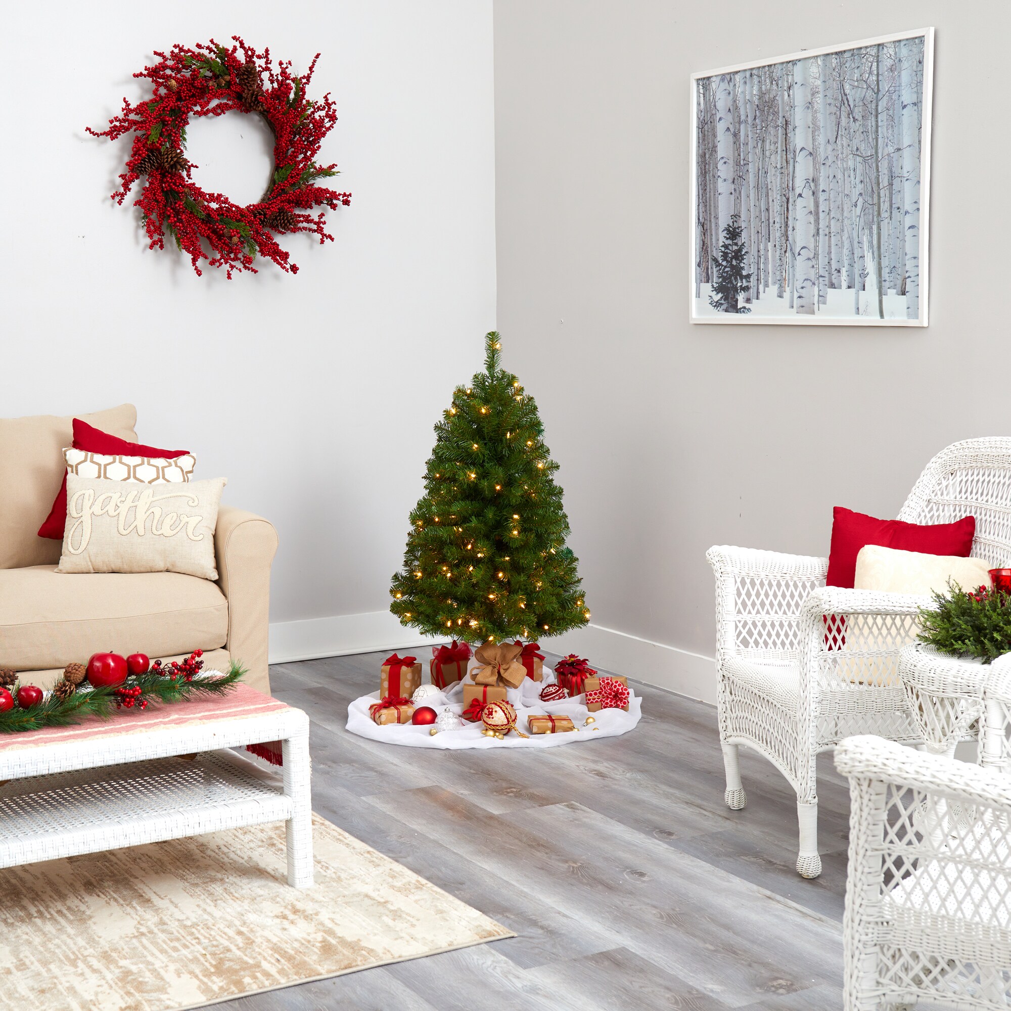 Nearly Natural T1895 Artificial-Christmas-Trees - View #8