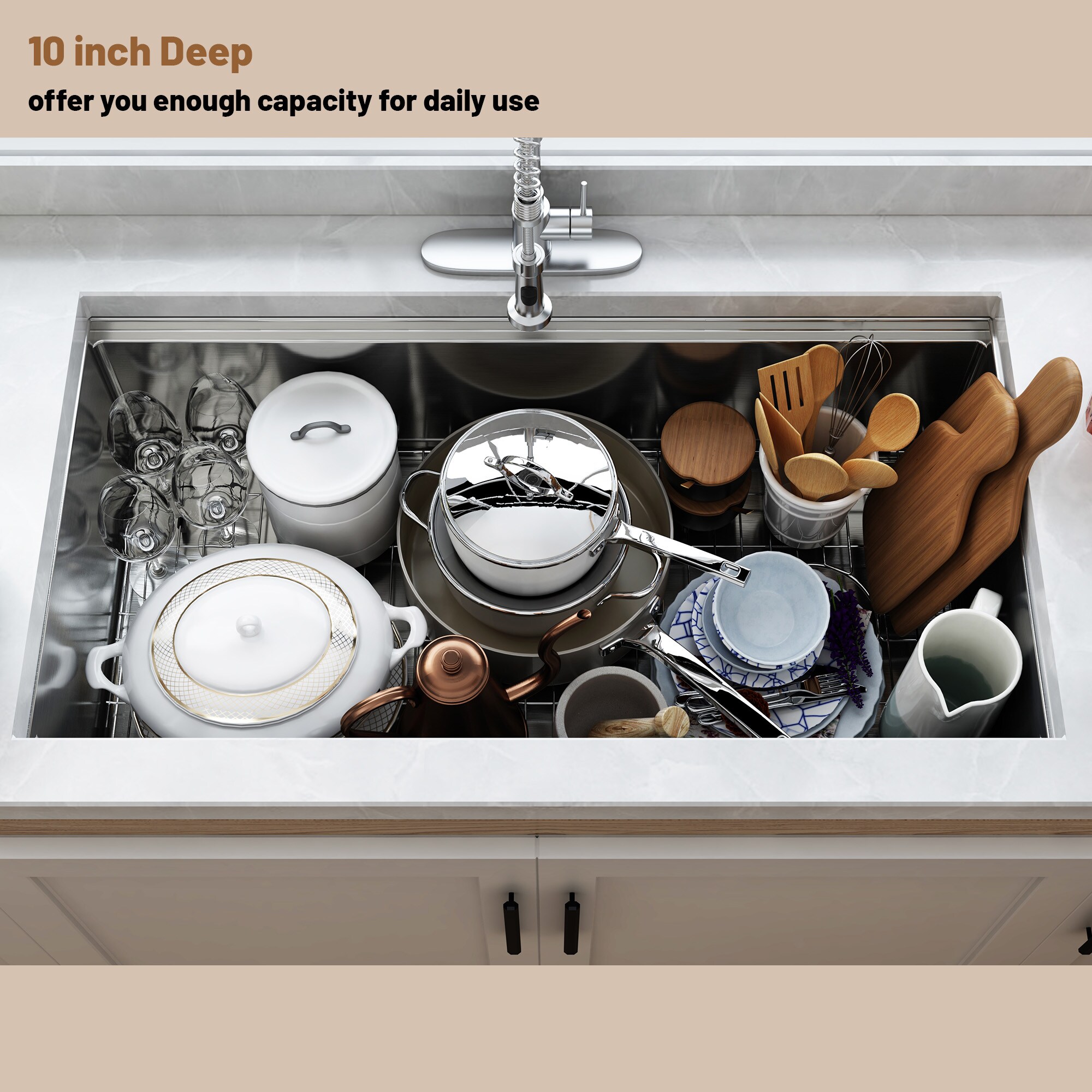 CASAINC YS-FH-SINK-017-WE Kitchen-Sinks - View #4