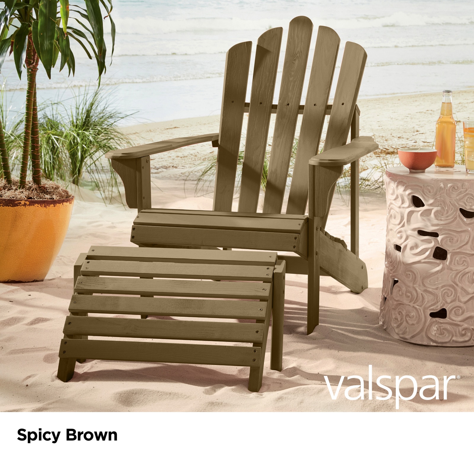 valspar spicy brown