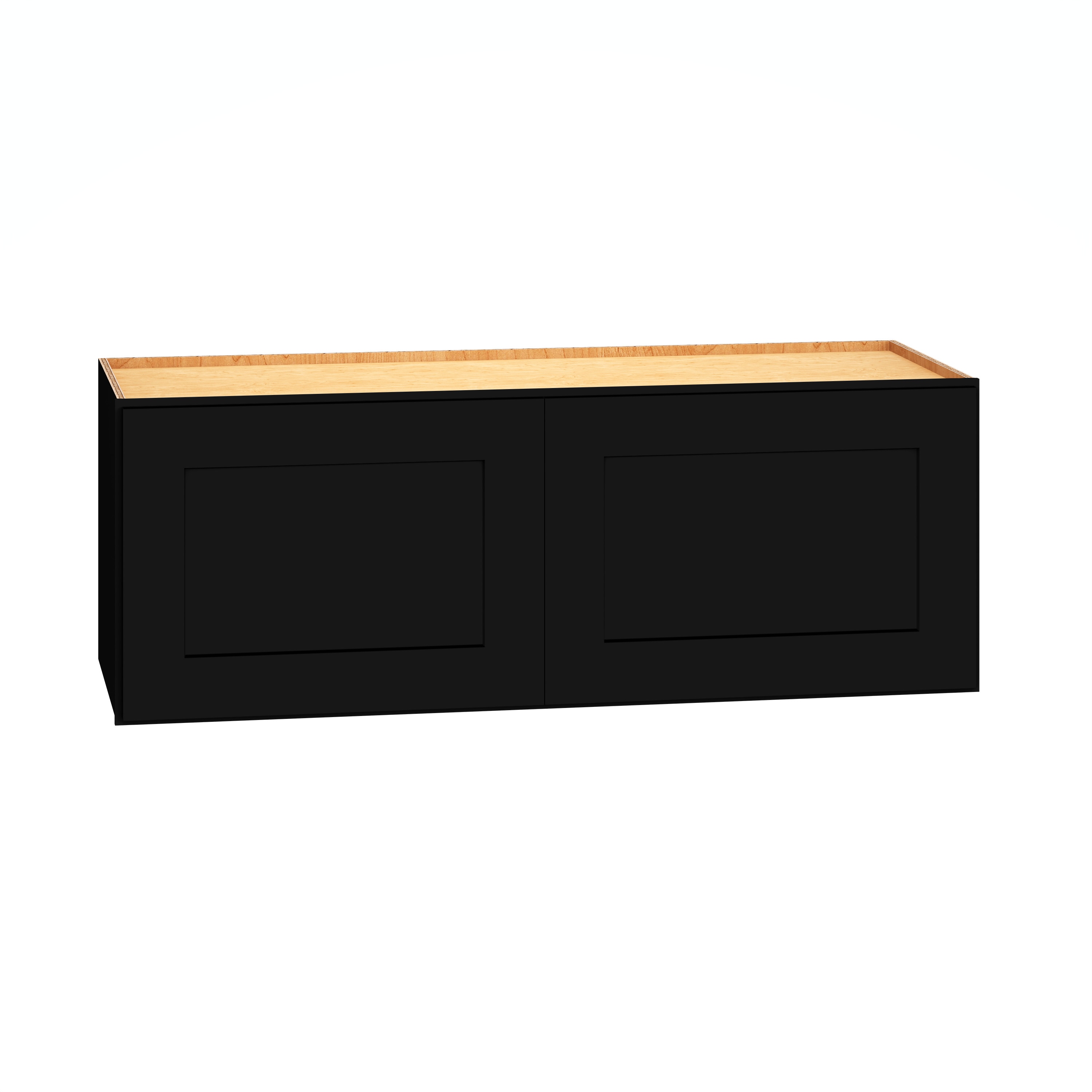 Diamond Express 61I-W3312 Jamestown 33-in W x 12-in H x 12-in D Black Wall Fully assembled Plywood Cabinet Recessed Panel Shaker