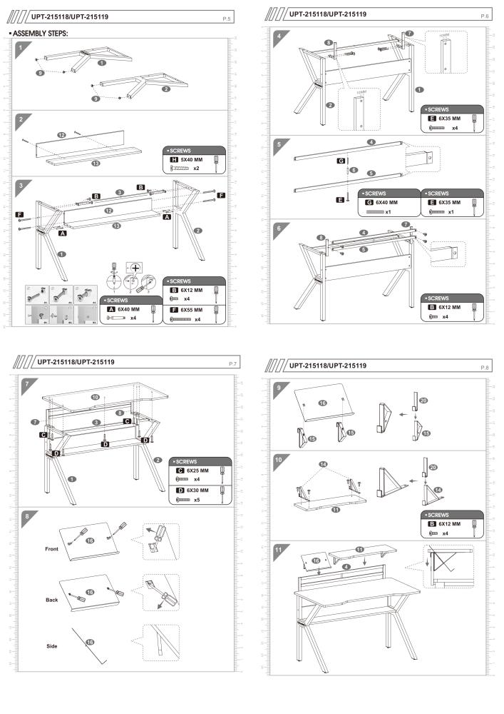 Benzara UPT-215119 desks - View #10