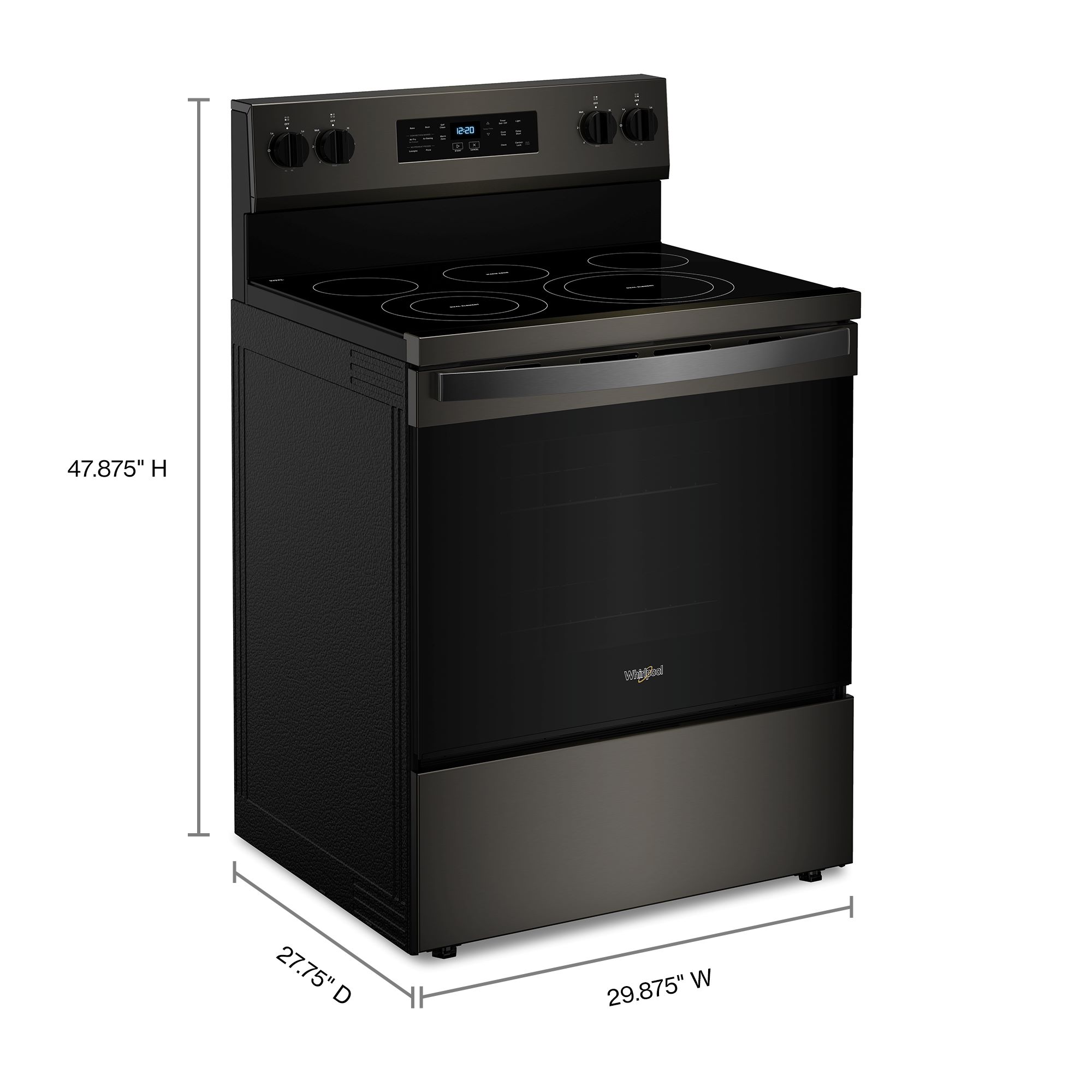 Whirlpool WFES5030RV Freestanding-Electric-Ranges - View #10