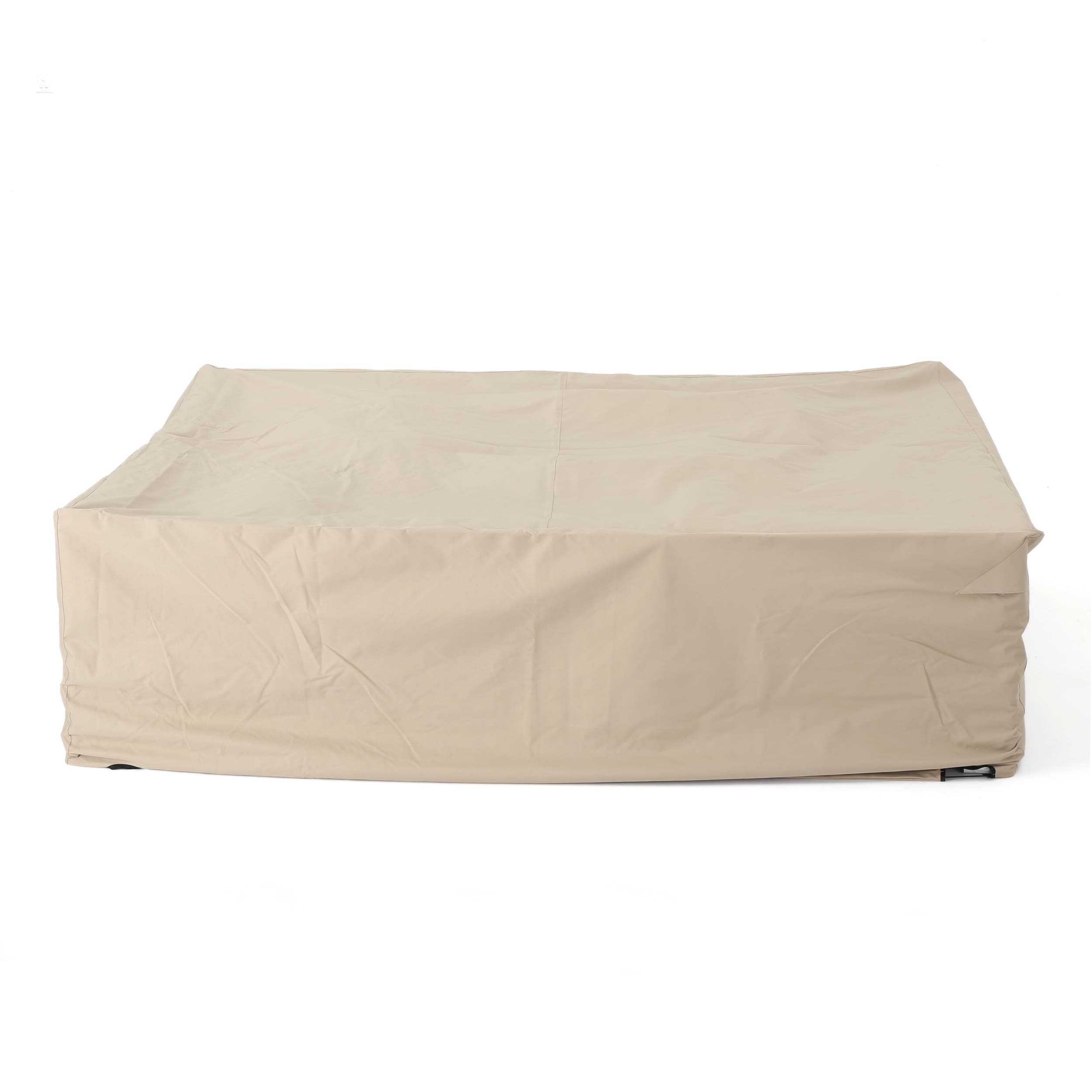 WELLFOR ZBEZY1010GR Beige Polyester Patio Furniture Cover For Dining set