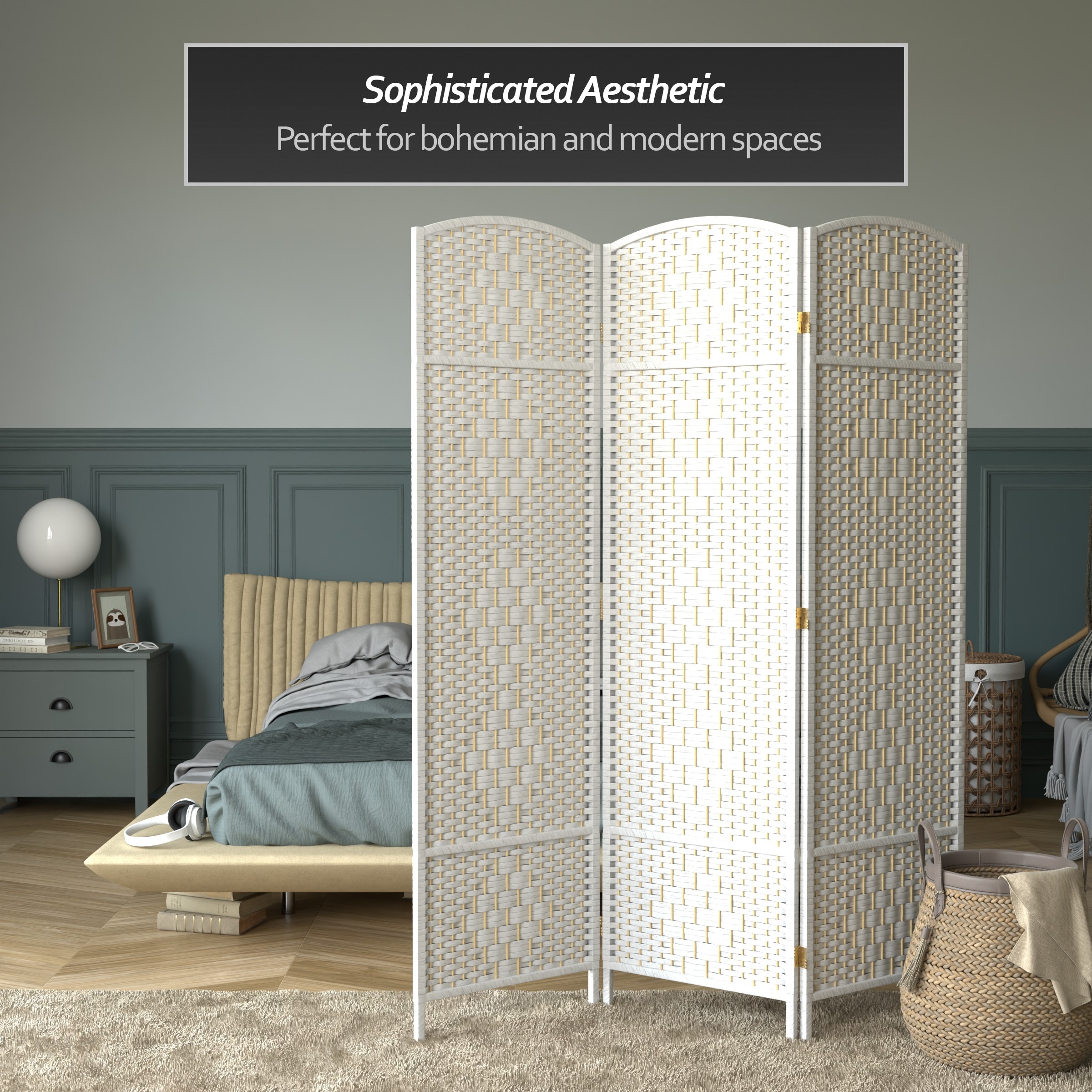 Red Lantern FB-OPDMND-3P-WHT Indoor-Privacy-Screens - View #6