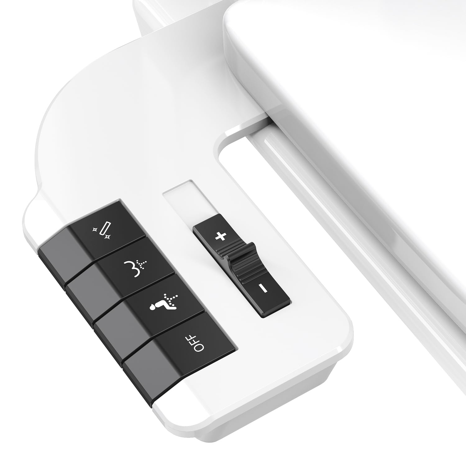 Aoibox - Dual Retractable Nozzle Bidet Attachment for Toilet Non Electric Self Cleaning Adjustab...