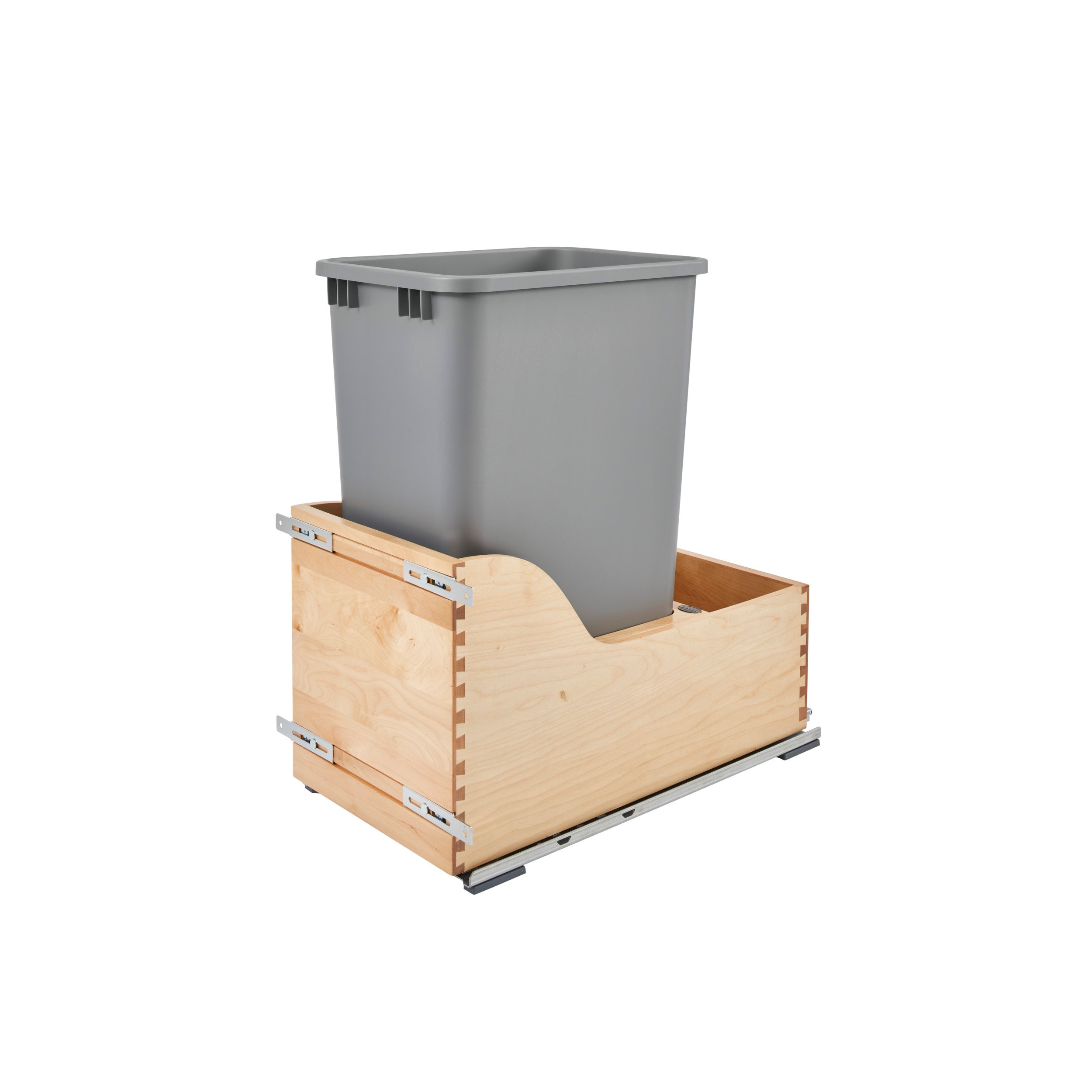 Rev-A-Shelf 4WCSC-1550DM-1 50-Quart Soft Close 1 Pull-out Trash Can