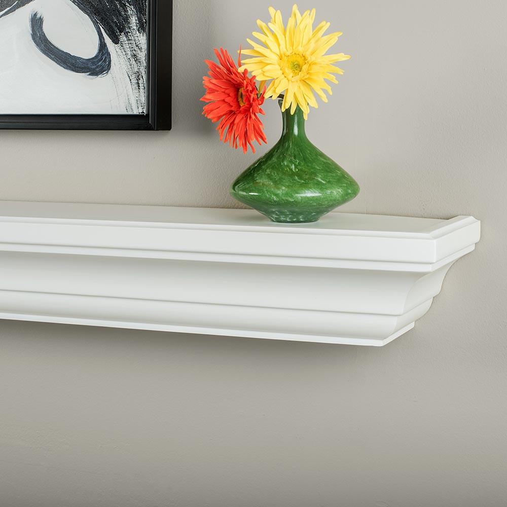Mantels Direct COLTON-72-WP Mantel-Shelves - View #4