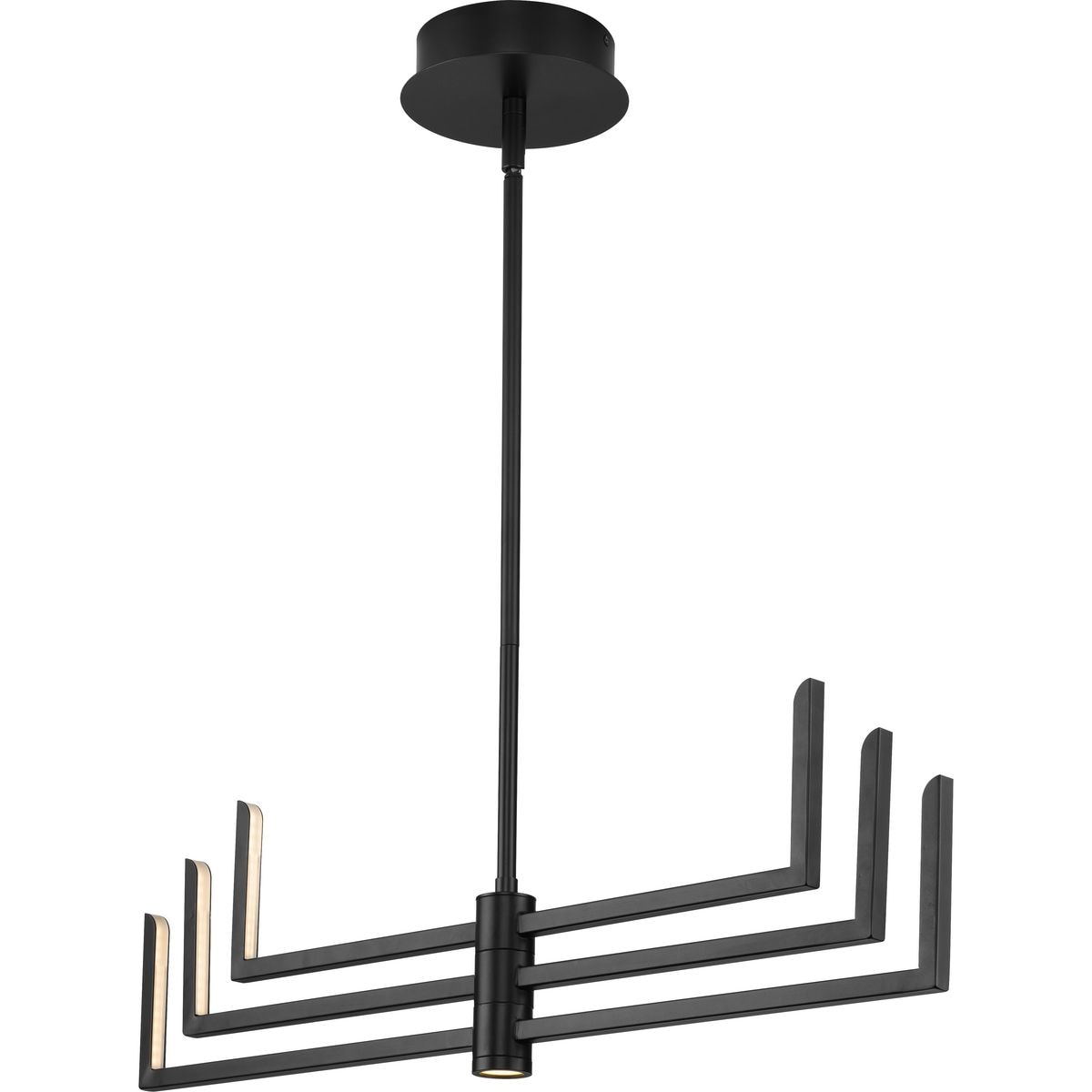 Progress Lighting Pivot Led 7-Light Matte Black Modern/ContemporaryLED ...